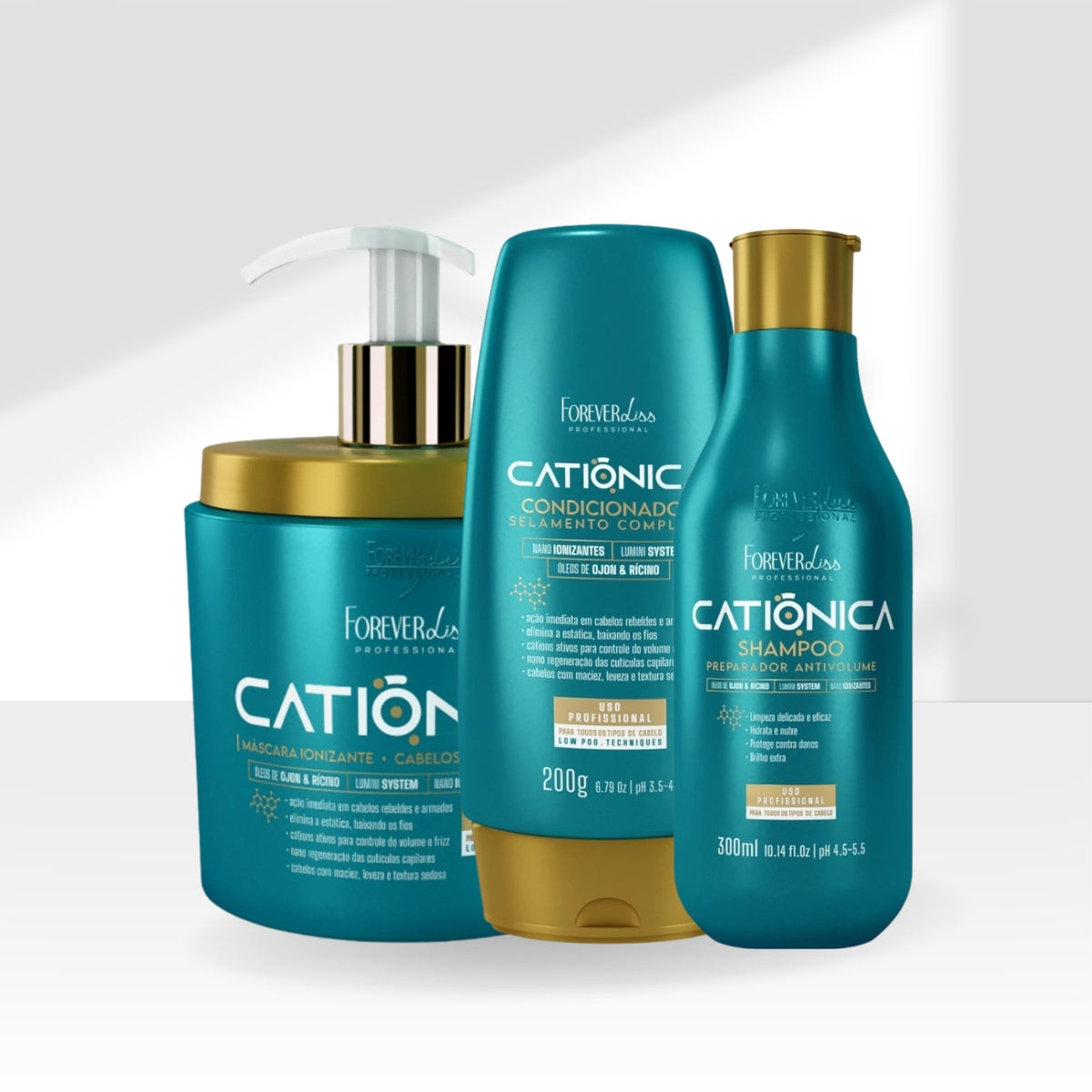 Kit Forever Liss Catiônica Completo