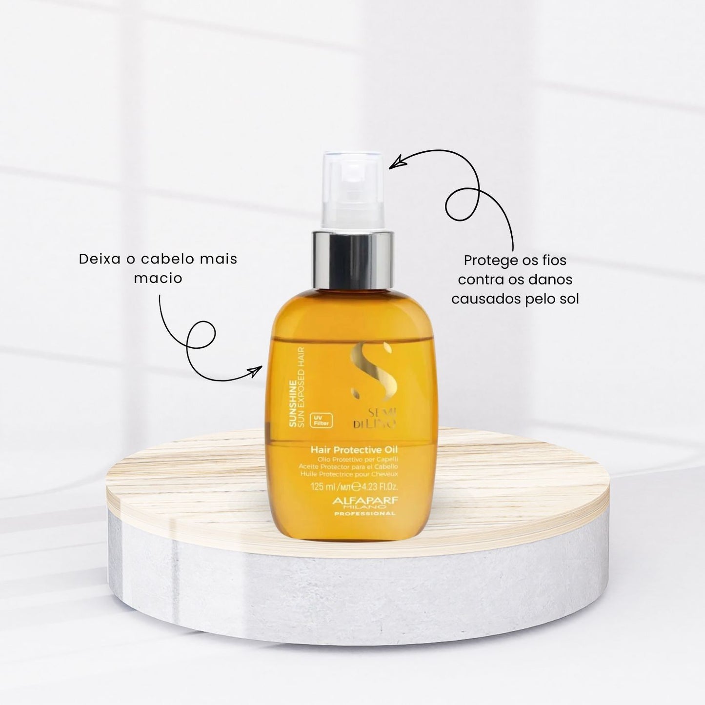 Alfaparf Semi Di Lino Sunshine Hair Protective Oil 125 ml