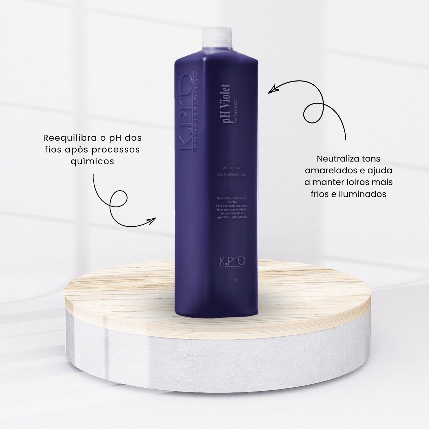 K.Pro Profissional pH Balancer Violet Acidificante 1L