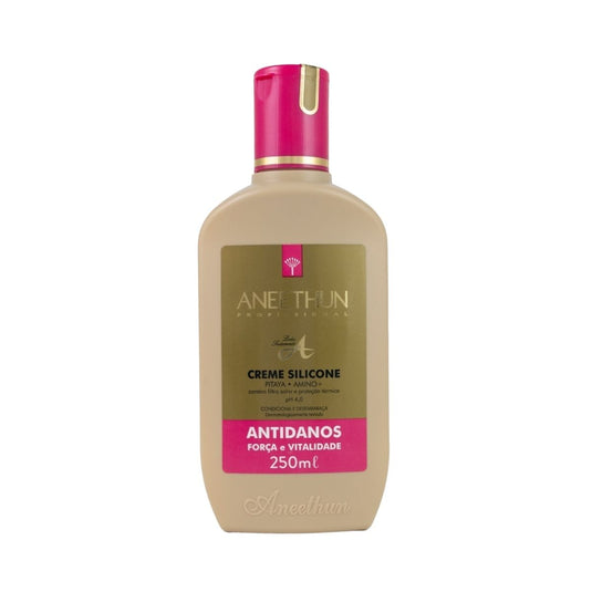 Creme de Pentear Aneethun Linha A Creme de Silicone Antidanos 250 ml