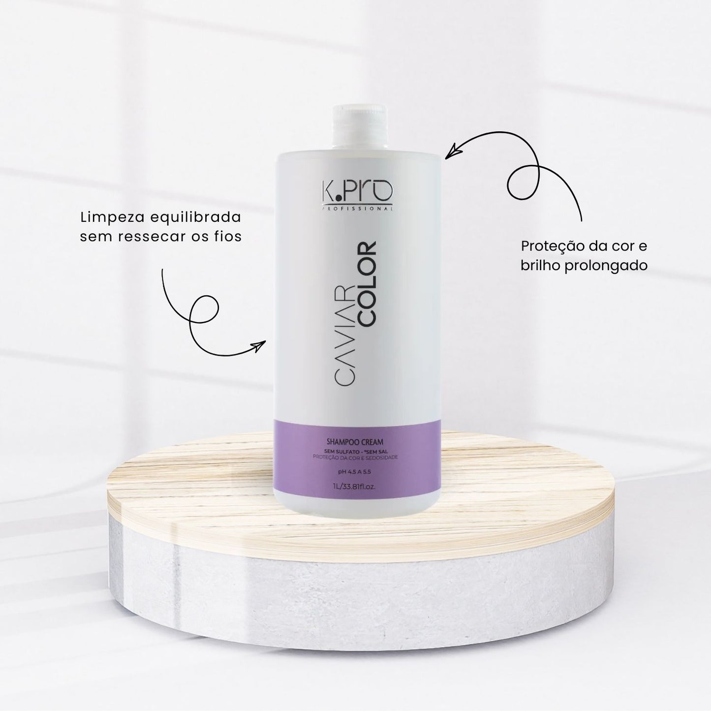 Shampoo K.Pro Caviar Color Proteção da Cor 1 Litro