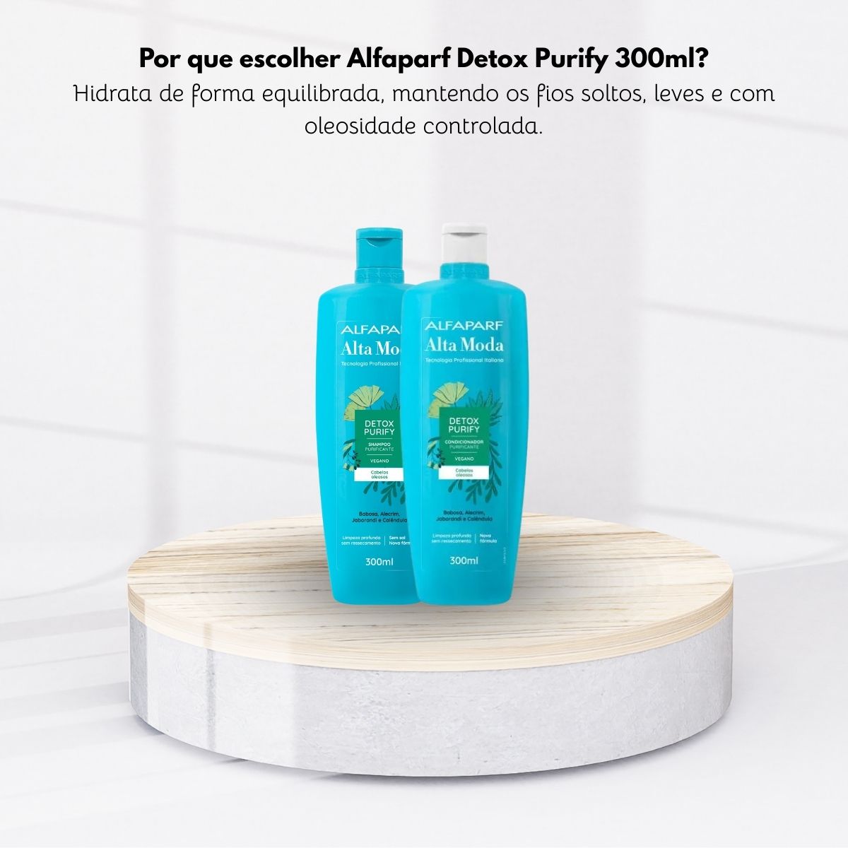 Kit Alfaparf Alta Moda Detox Shampoo e Condicionador 300 ml