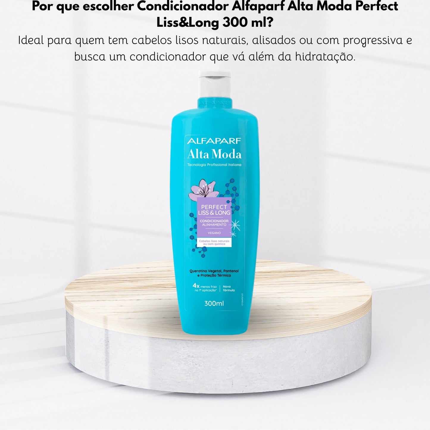 Condicionador Alfaparf Alta Moda Perfect Liss&Long 300 ml
