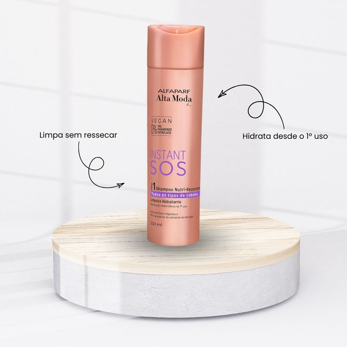 Shampoo Alfaparf Alta Moda SOS Nutri-Reconstrutor 250 ml