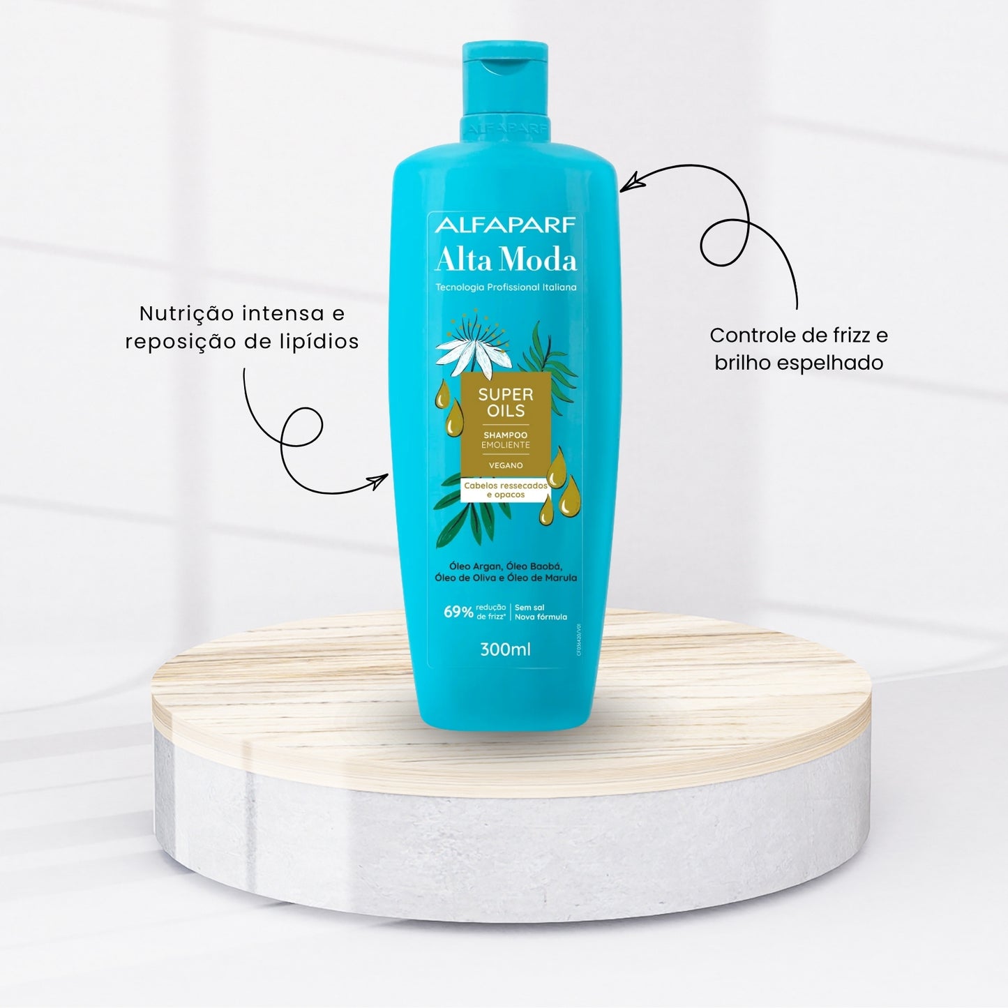 Shampoo Alfaparf Alta Moda Super Oils 300 ml