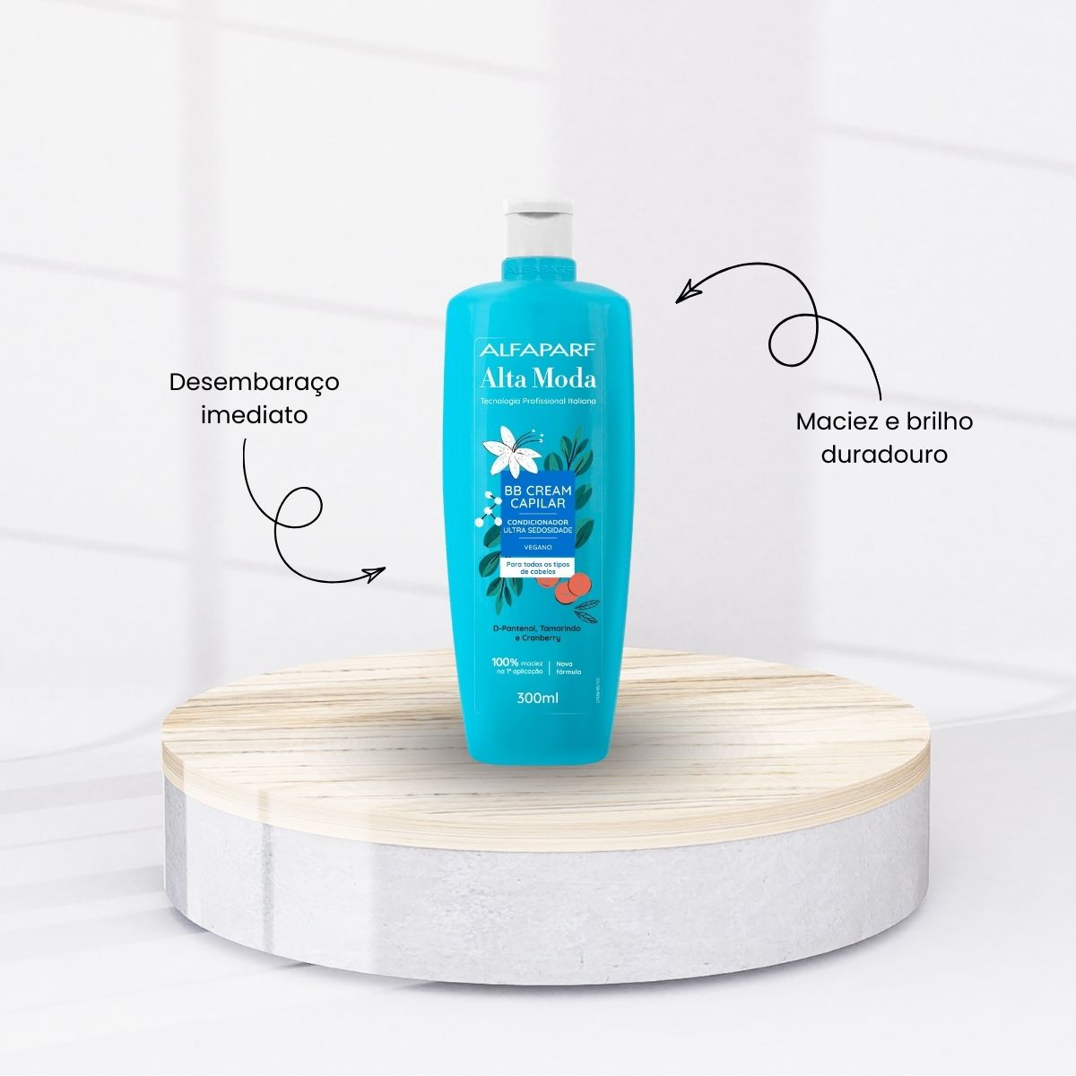 Kit Alfaparf Alta Moda BB Cream Shampoo e Condicionador 300 ml