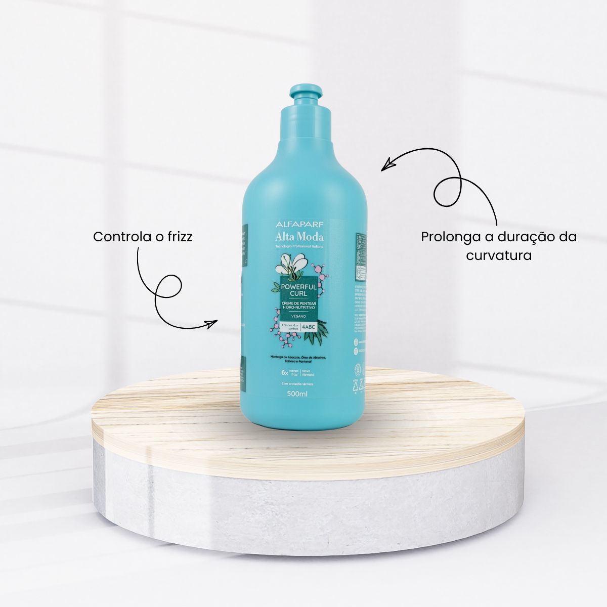 Creme de pentear Alfaparf Alta Moda Powerful Curl Crespos dos Sonhos 500 ml