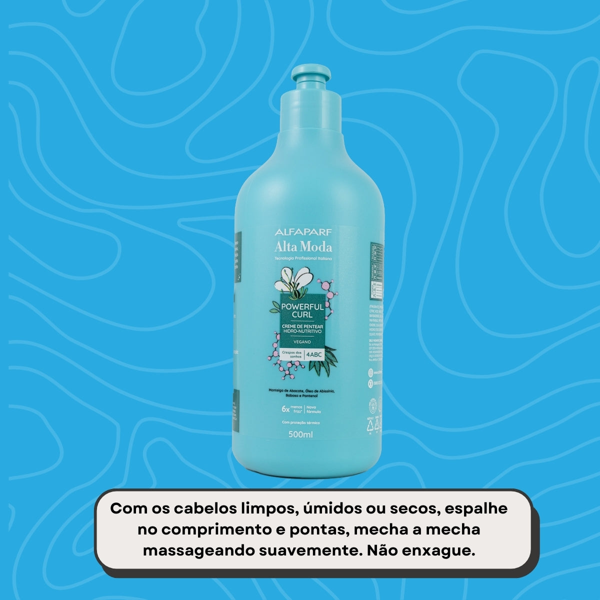 Creme de pentear Alfaparf Alta Moda Powerful Curl Crespos dos Sonhos 500 ml