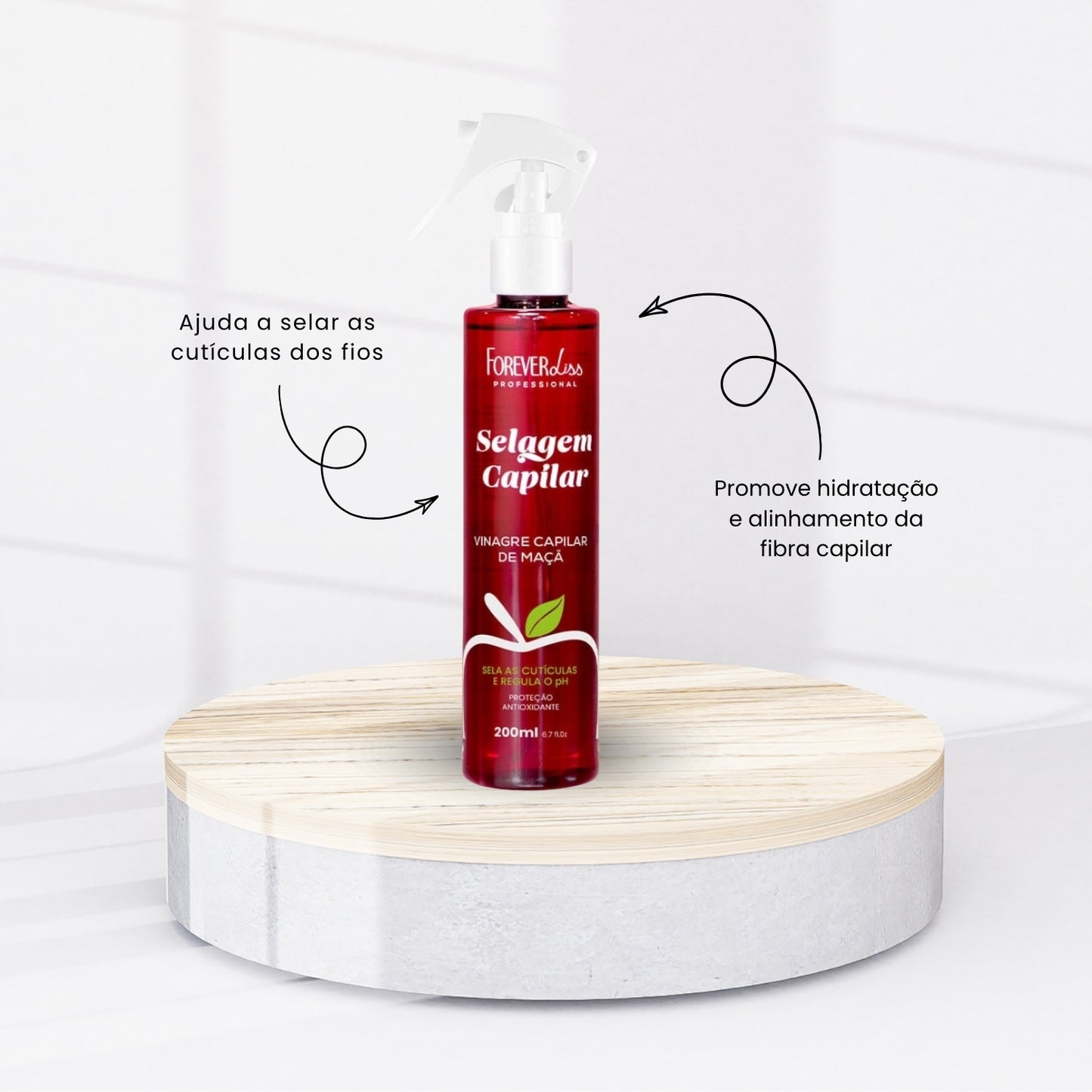 Forever Liss Professional Vinagre Maçã Selagem Capilar 200ml