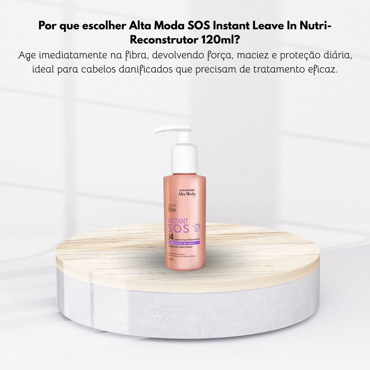 Leave-in Alfaparf Alta Moda SOS Nutri-Reconstrutor 120 ml