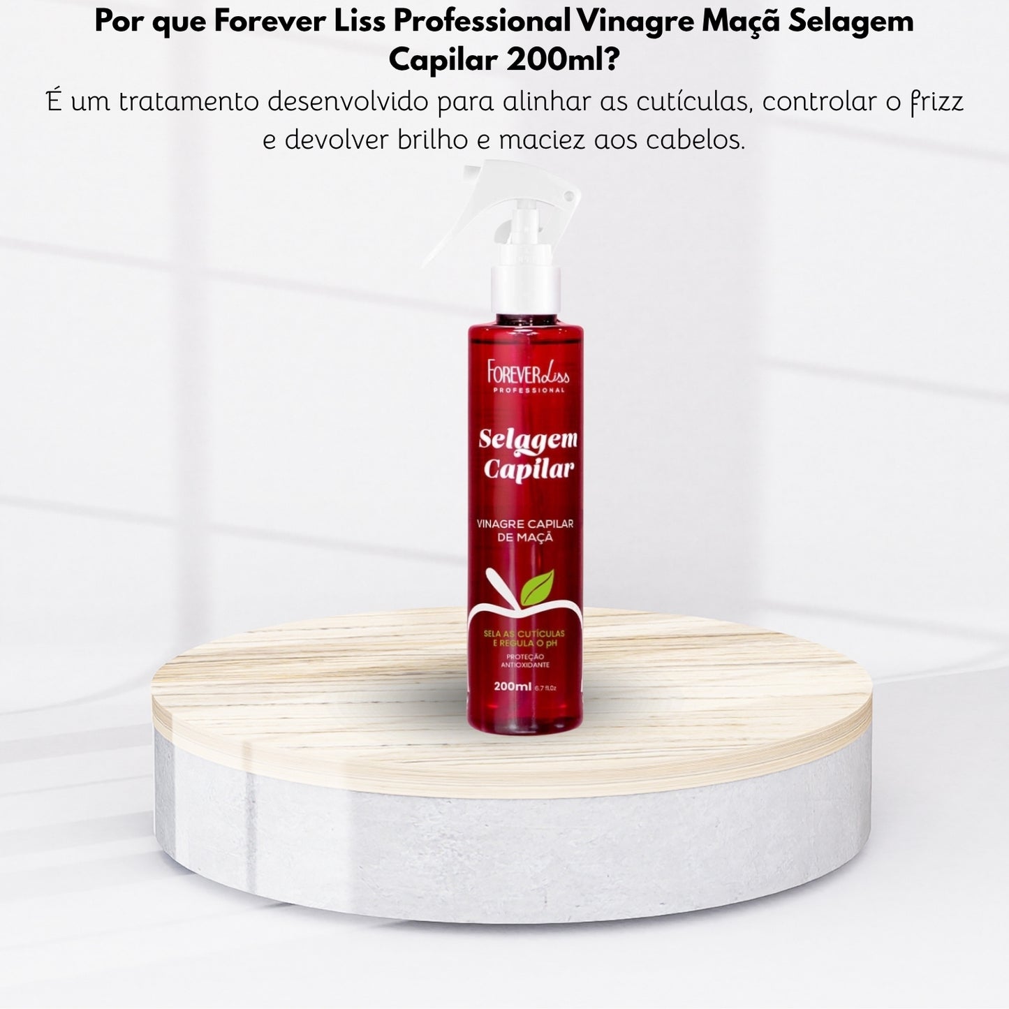 Forever Liss Professional Vinagre Maçã Selagem Capilar 200ml