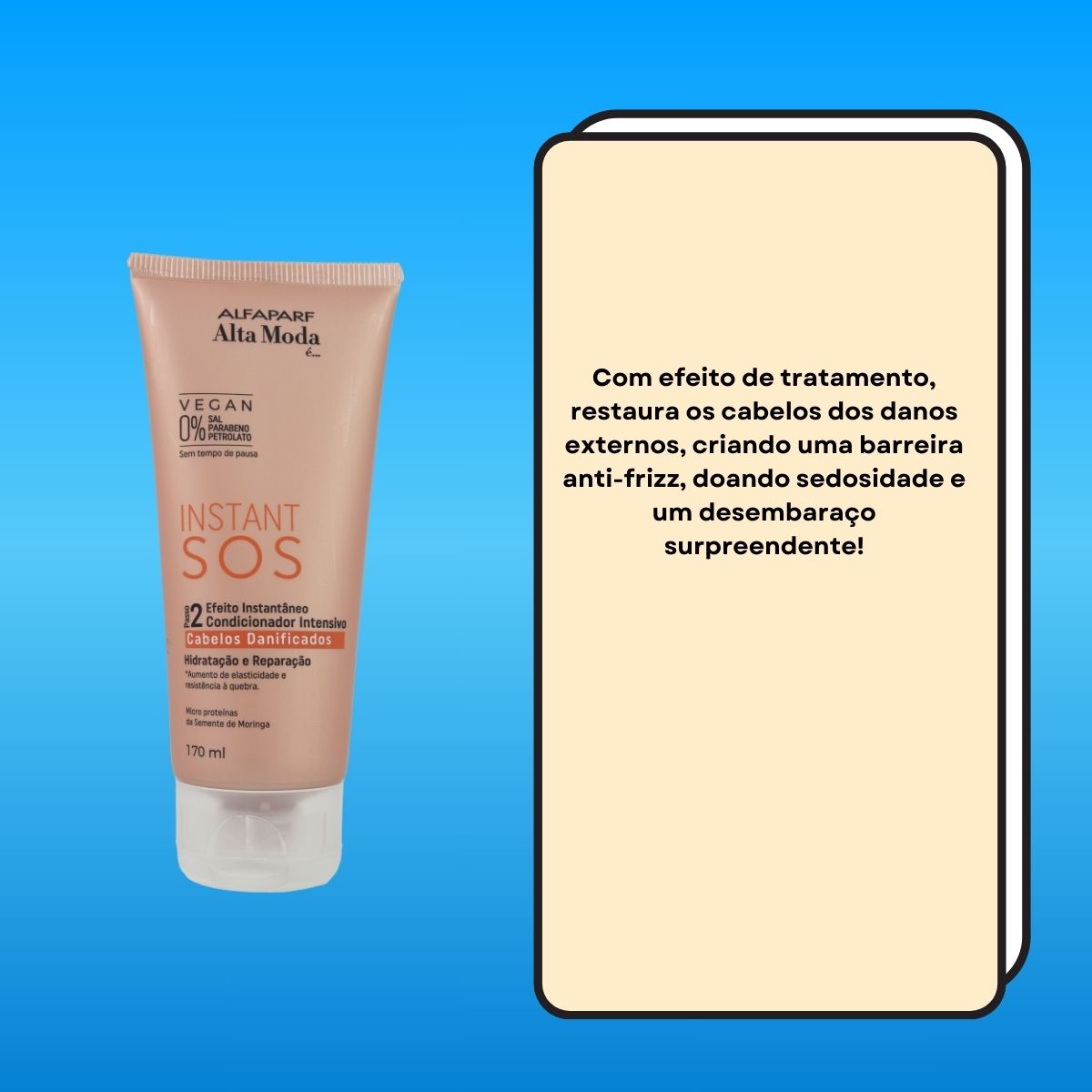 Condicionador Alfaparf Alta Moda SOS Danificados 170 ml