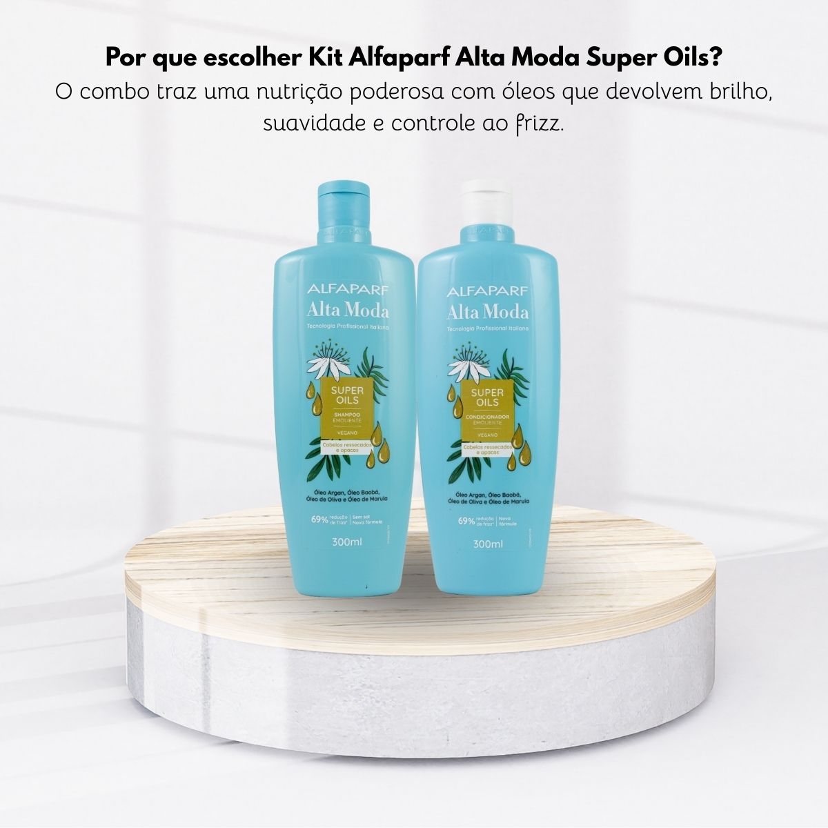 Kit Alfaparf Alta Moda Super Oils Shampoo e Condicionador