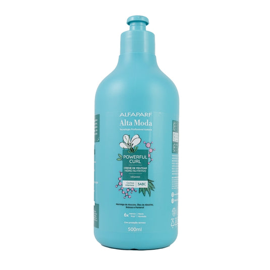 Creme de Pentear  Alfaparf Alta Moda Powerful Curl Cachos Intensos 500 ml
