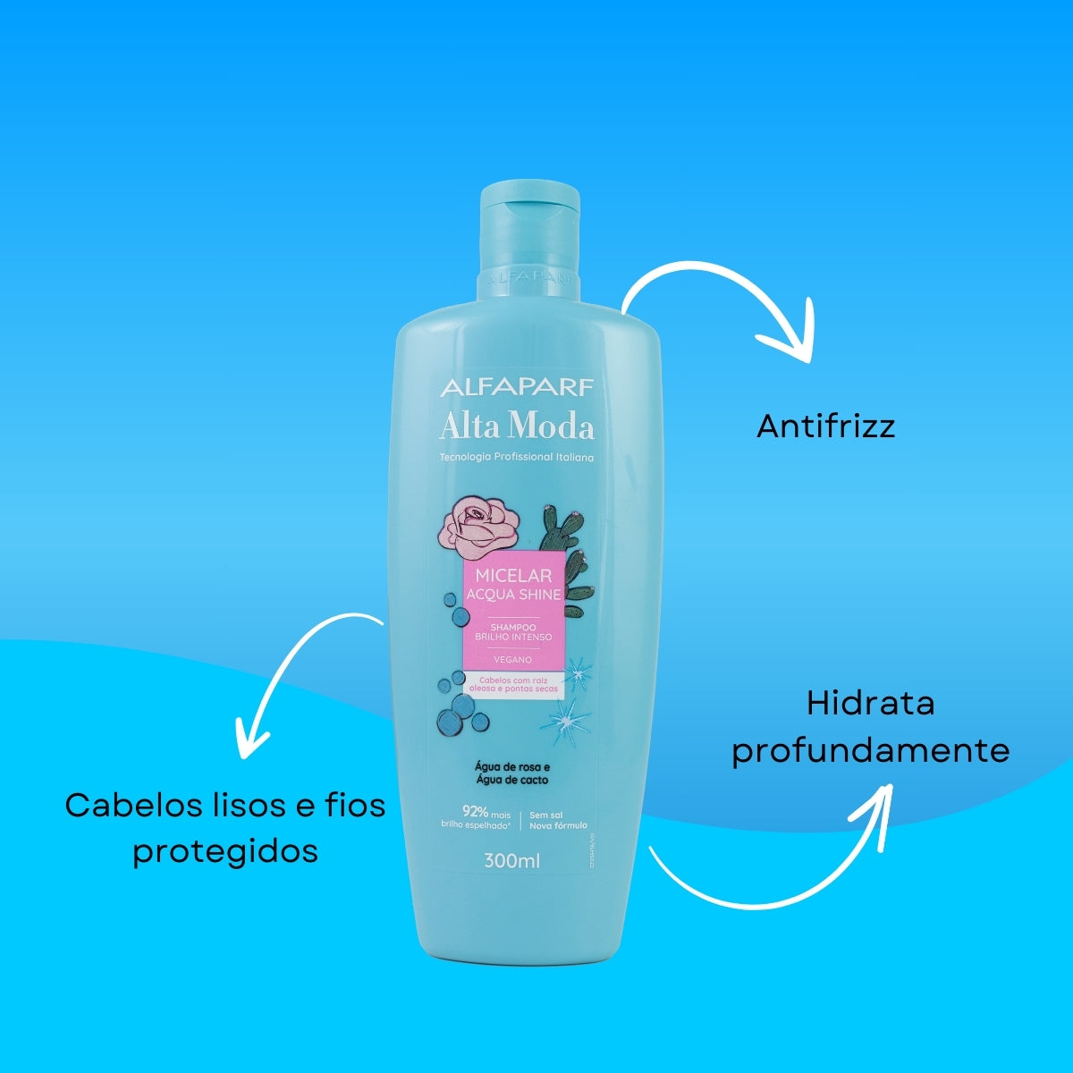 Shampoo Alfaparf Alta Moda Micelar Acqua Shine 300 ml