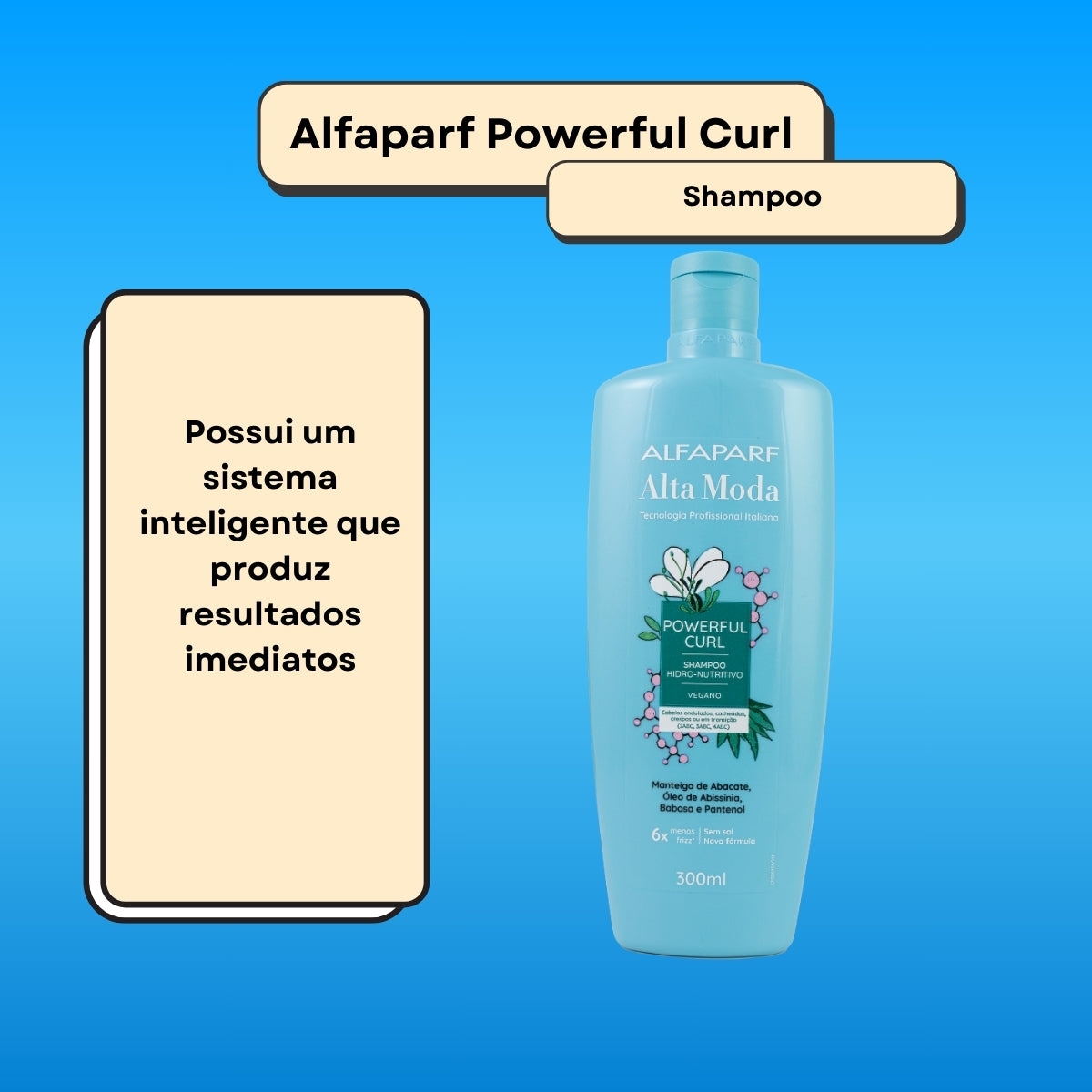 Shampoo Alfaparf Alta Moda Powerful Curl 300 ml