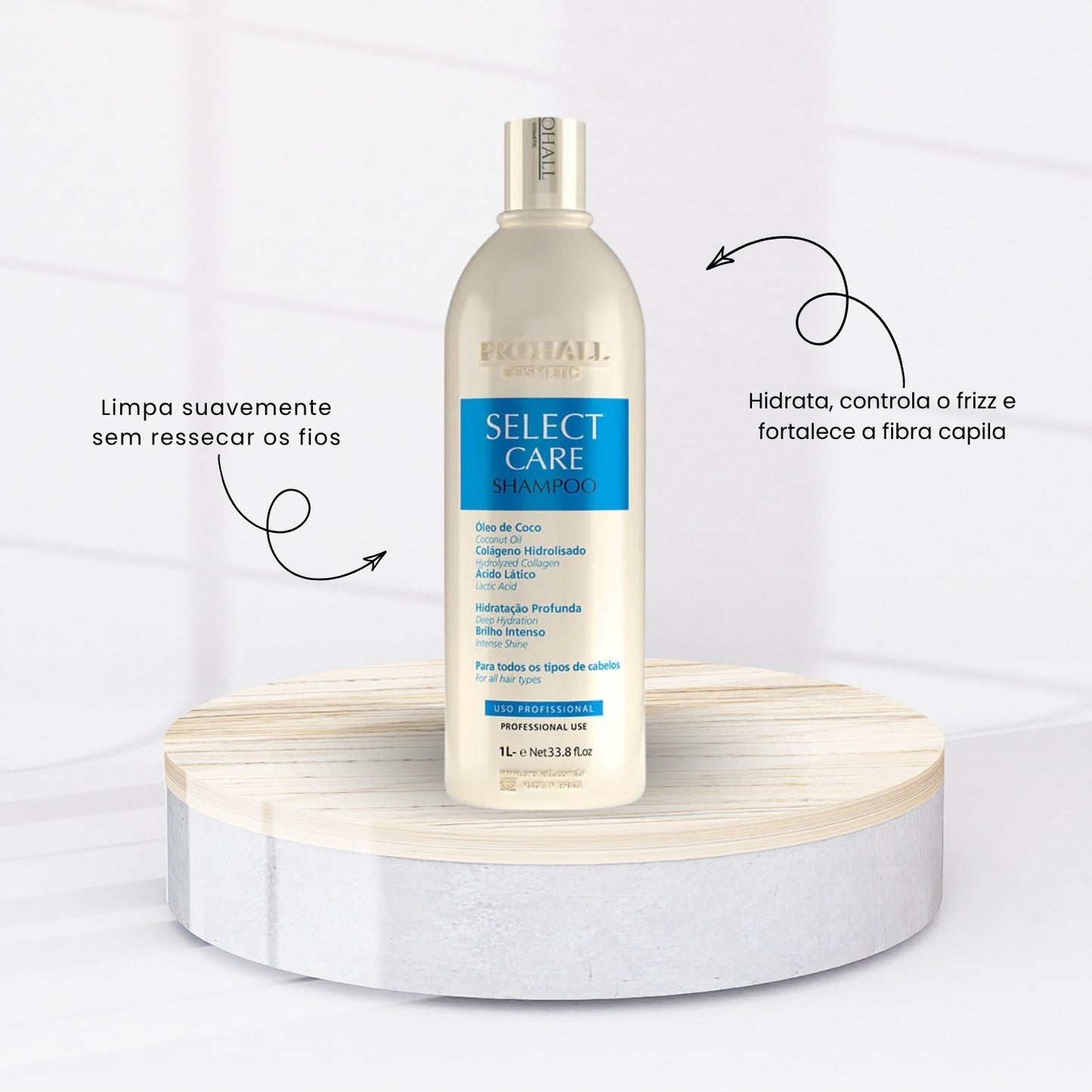 Shampoo Prohall Cosmetic Select Care 1 Litro
