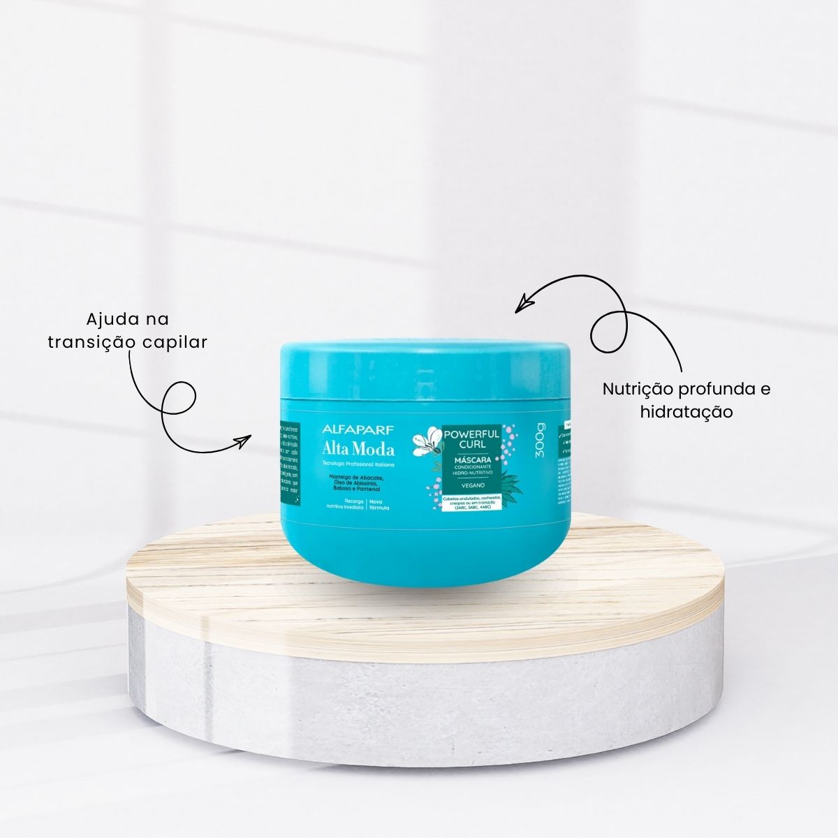 Máscara Alfaparf Alta Moda Powerful Curl 300 g