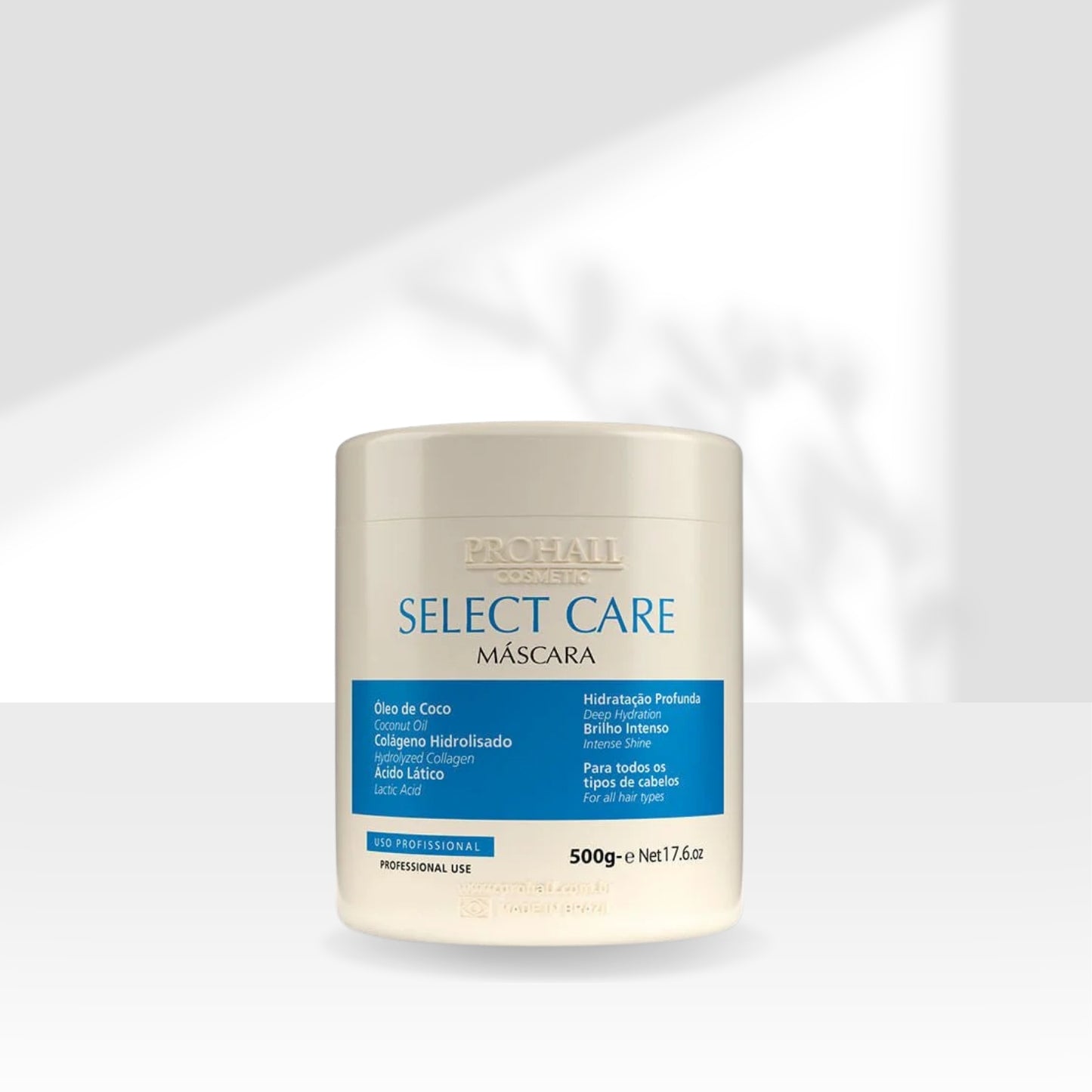 Máscara Prohall Cosmetic Select Care Máscara de Hidratação 500 g
