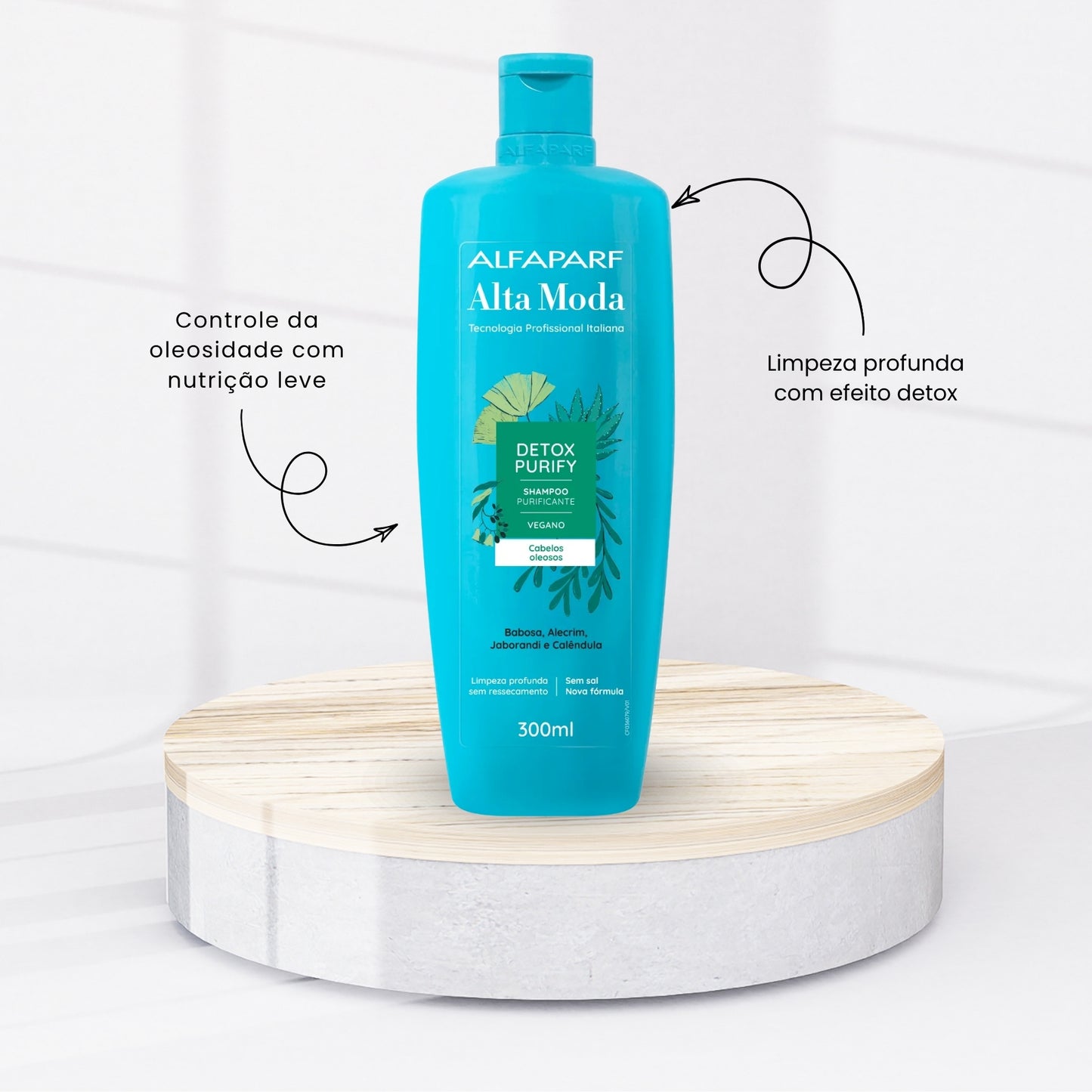 Shampoo Antirresíduo Alfaparf Alta Moda Detox Purify 300 ml