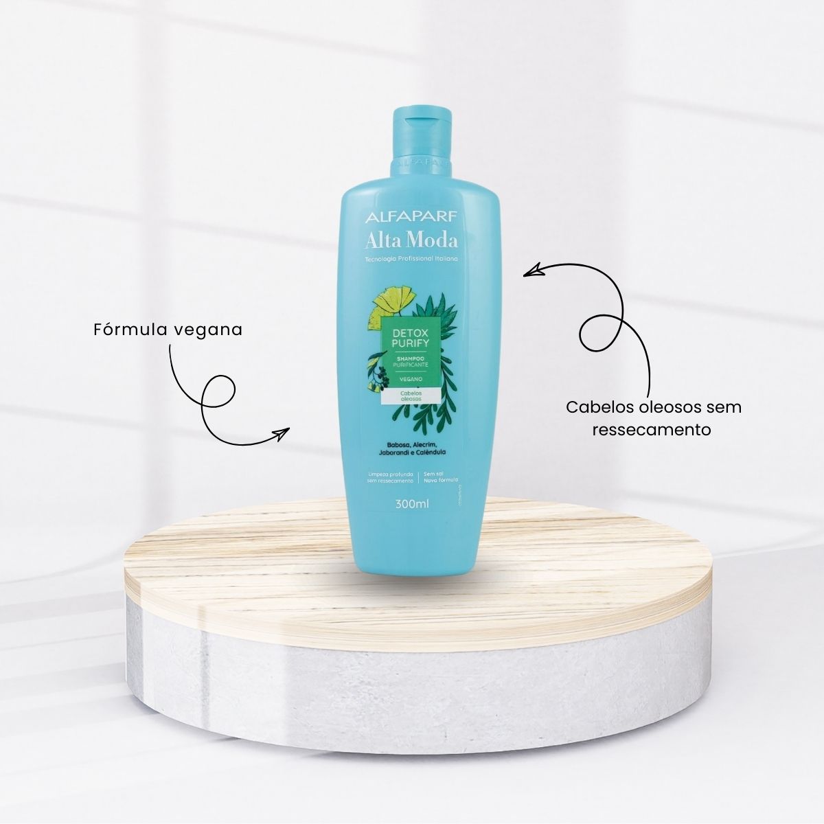 Shampoo Antirresíduo Alfaparf Alta Moda Detox Purify 300 ml