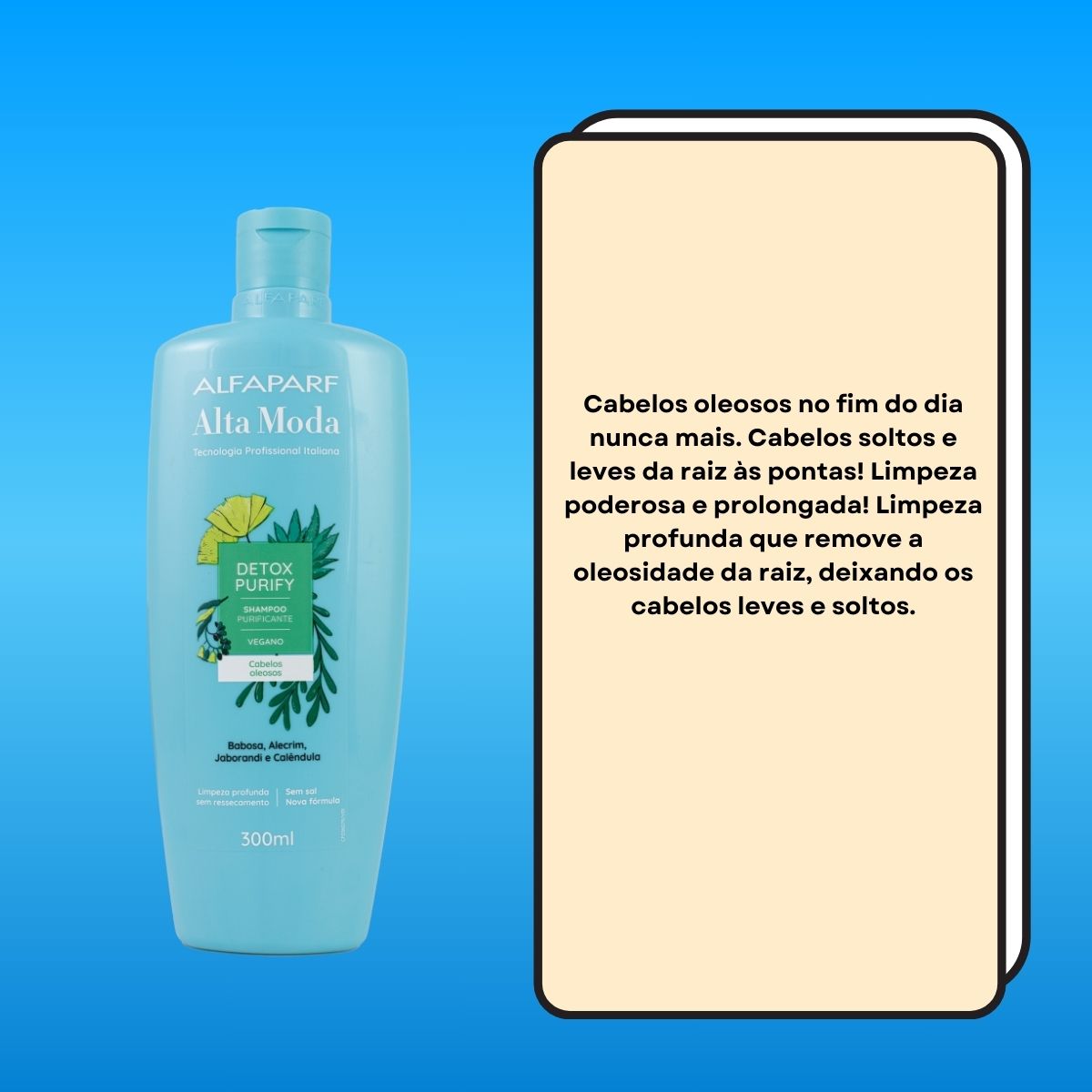 Shampoo Antirresíduo Alfaparf Alta Moda Detox Purify 300 ml