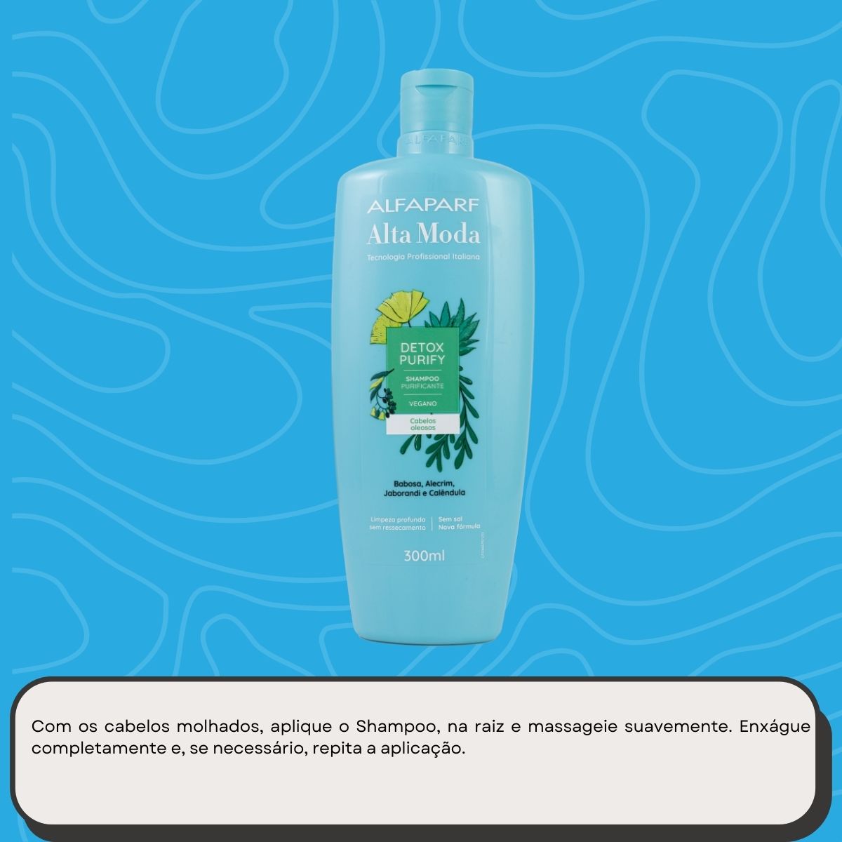 Shampoo Antirresíduo Alfaparf Alta Moda Detox Purify 300 ml