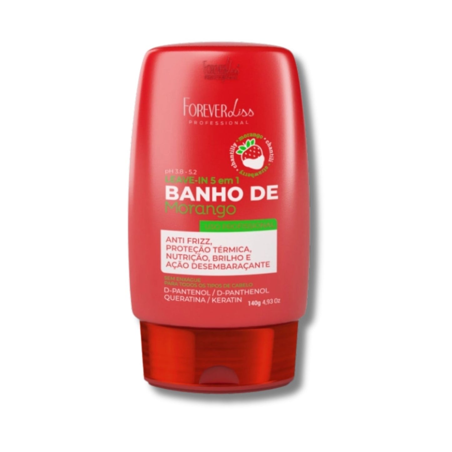 Leave-in Forever Liss Banho de Morango 140 g
