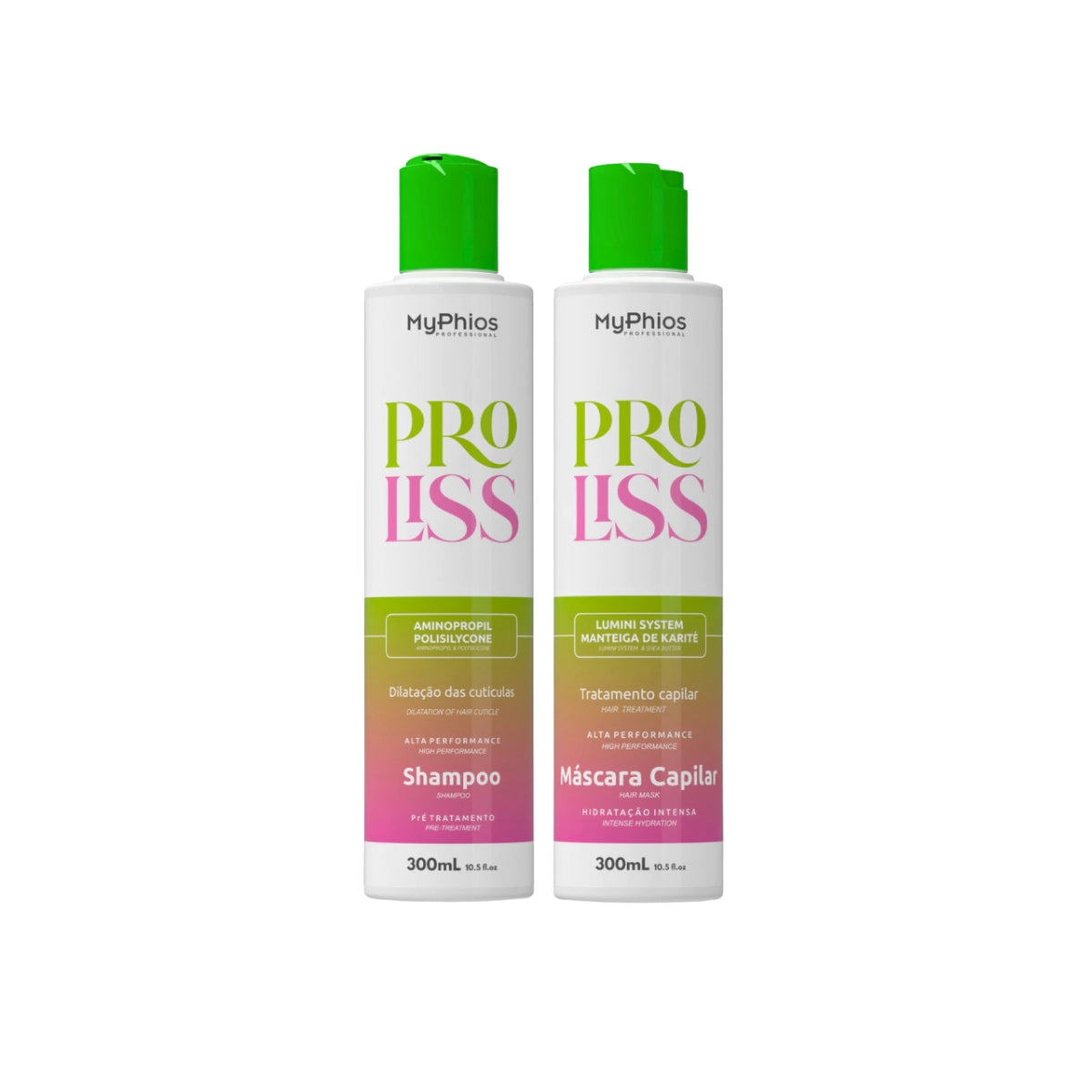 Kit MyPhios ProLiss Realinhamento Shampoo e Máscara 300 ml
