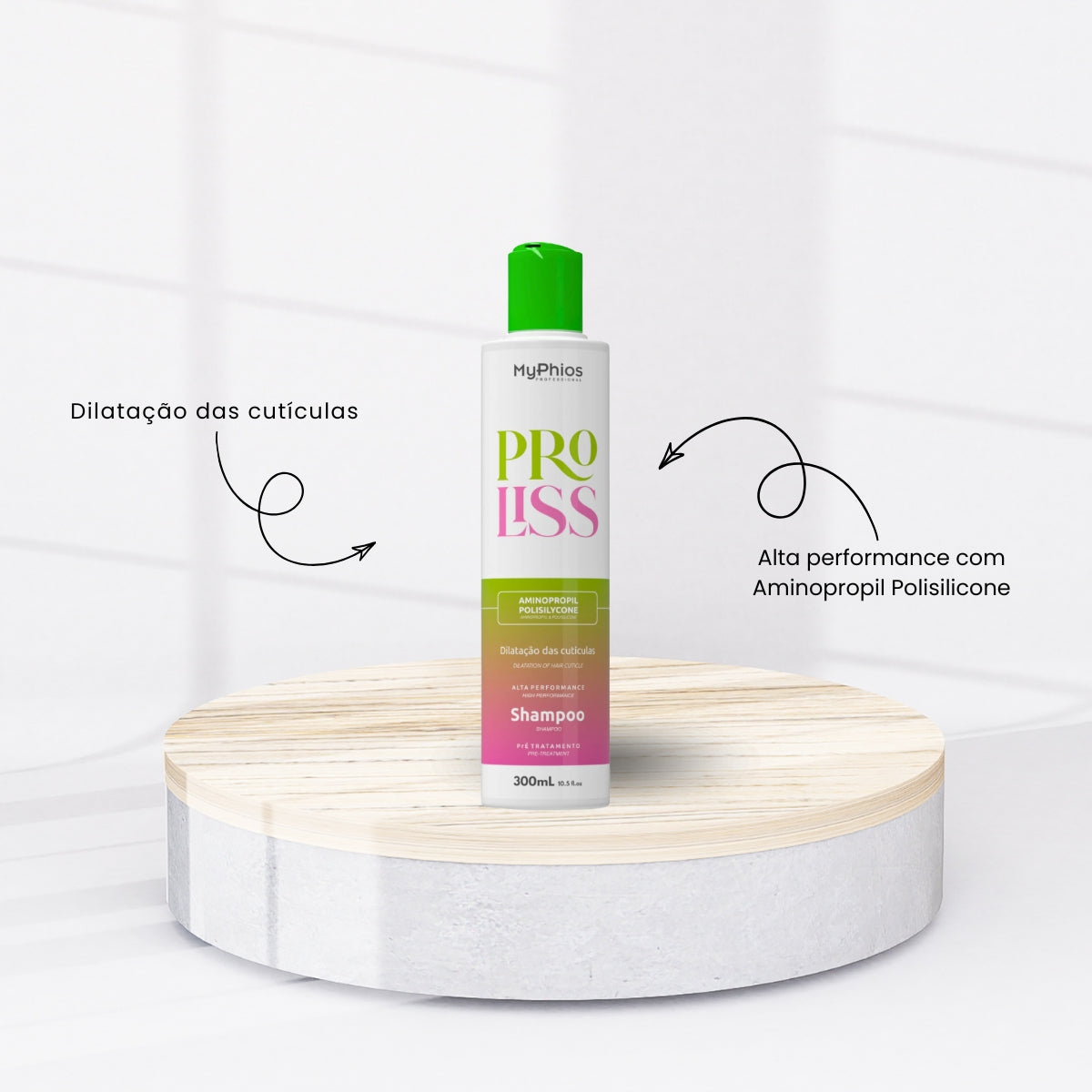 Kit MyPhios ProLiss Realinhamento Shampoo e Máscara 300 ml