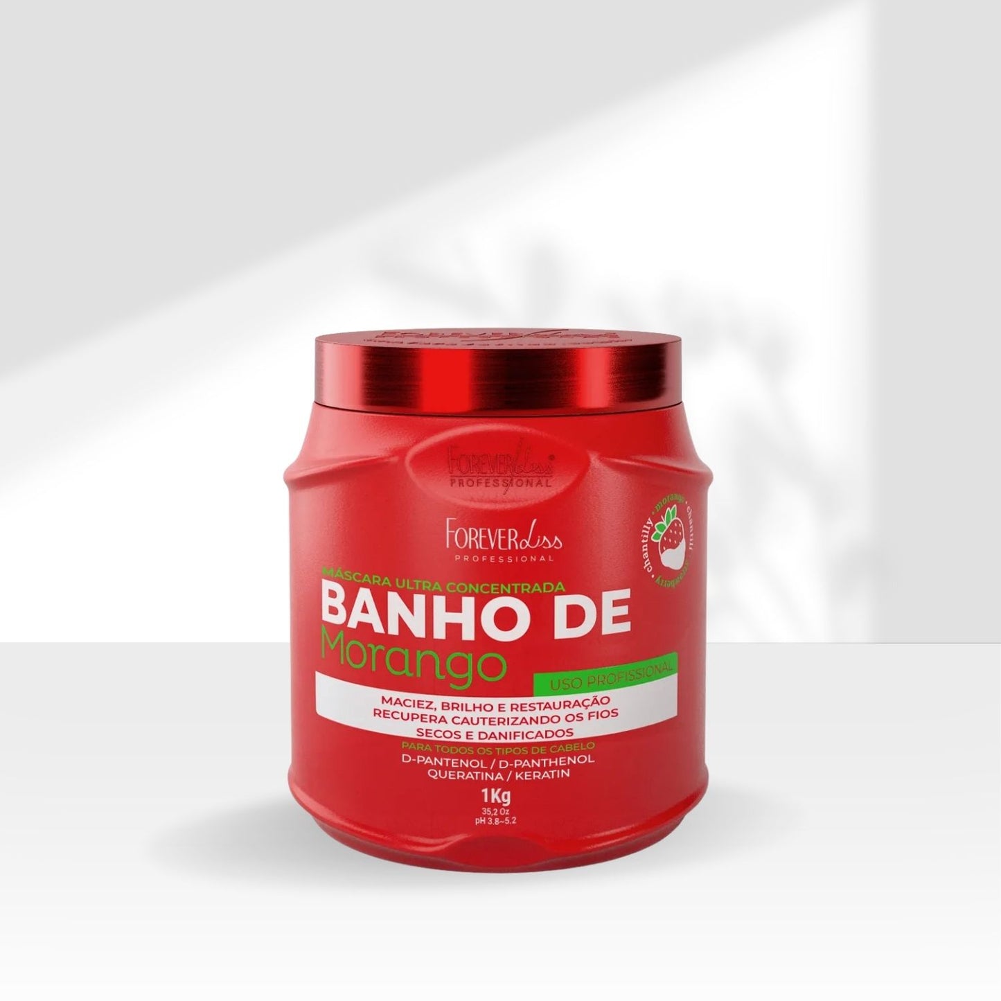 Máscara Forever Liss Banho de Morango 1000 g