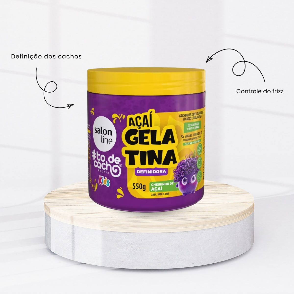 Salon Line #todecacho Açai Gelatina Definidora 550ml