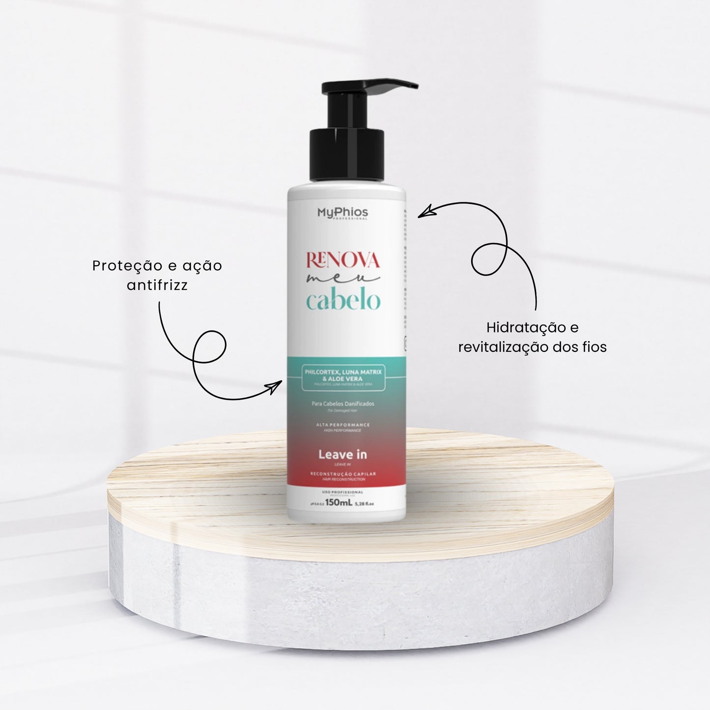 Leave-in MyPhios Renova Meu Cabelo Finalizador 150 g
