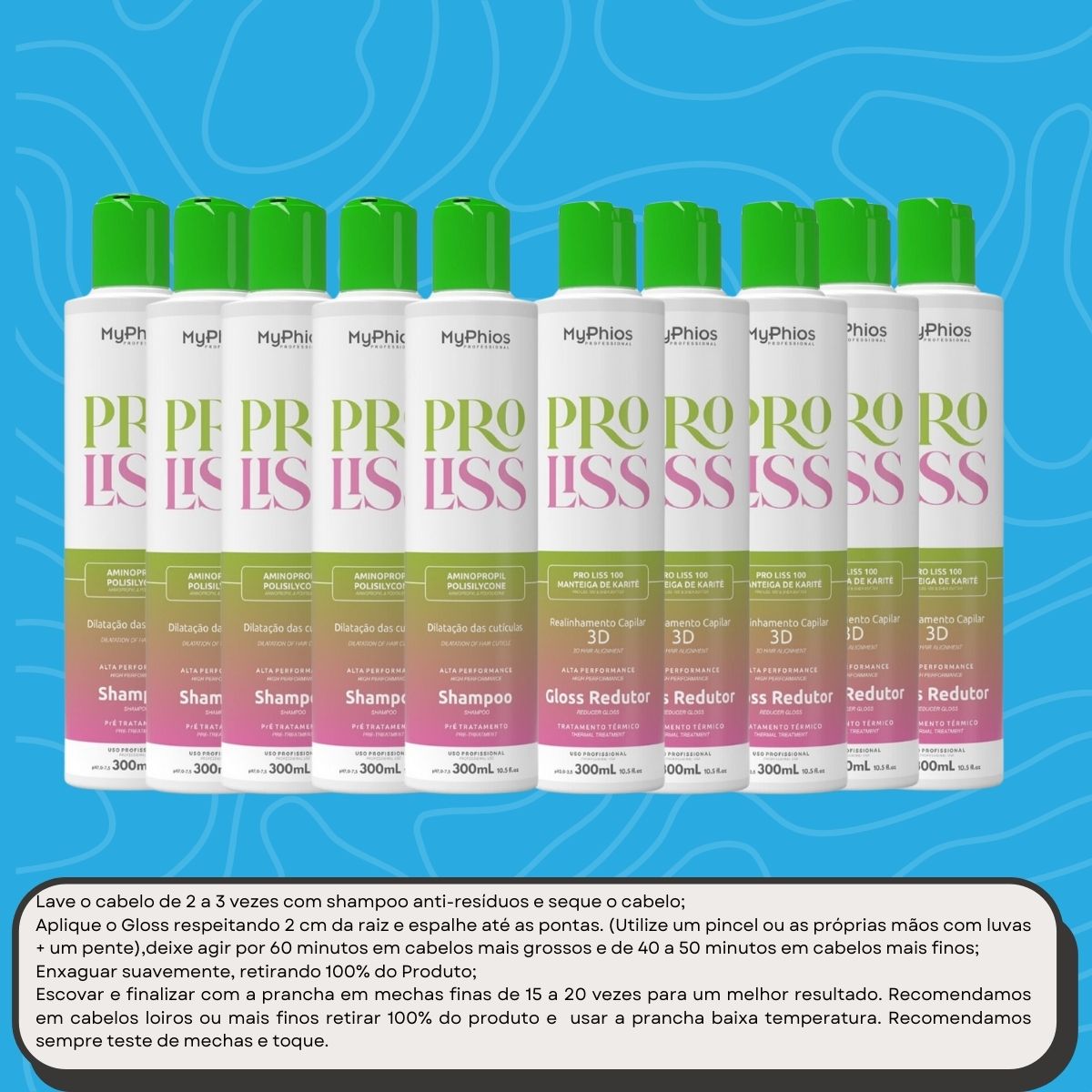 Kit MyPhios ProLiss 5 Realinhamento Capilar 300 ml