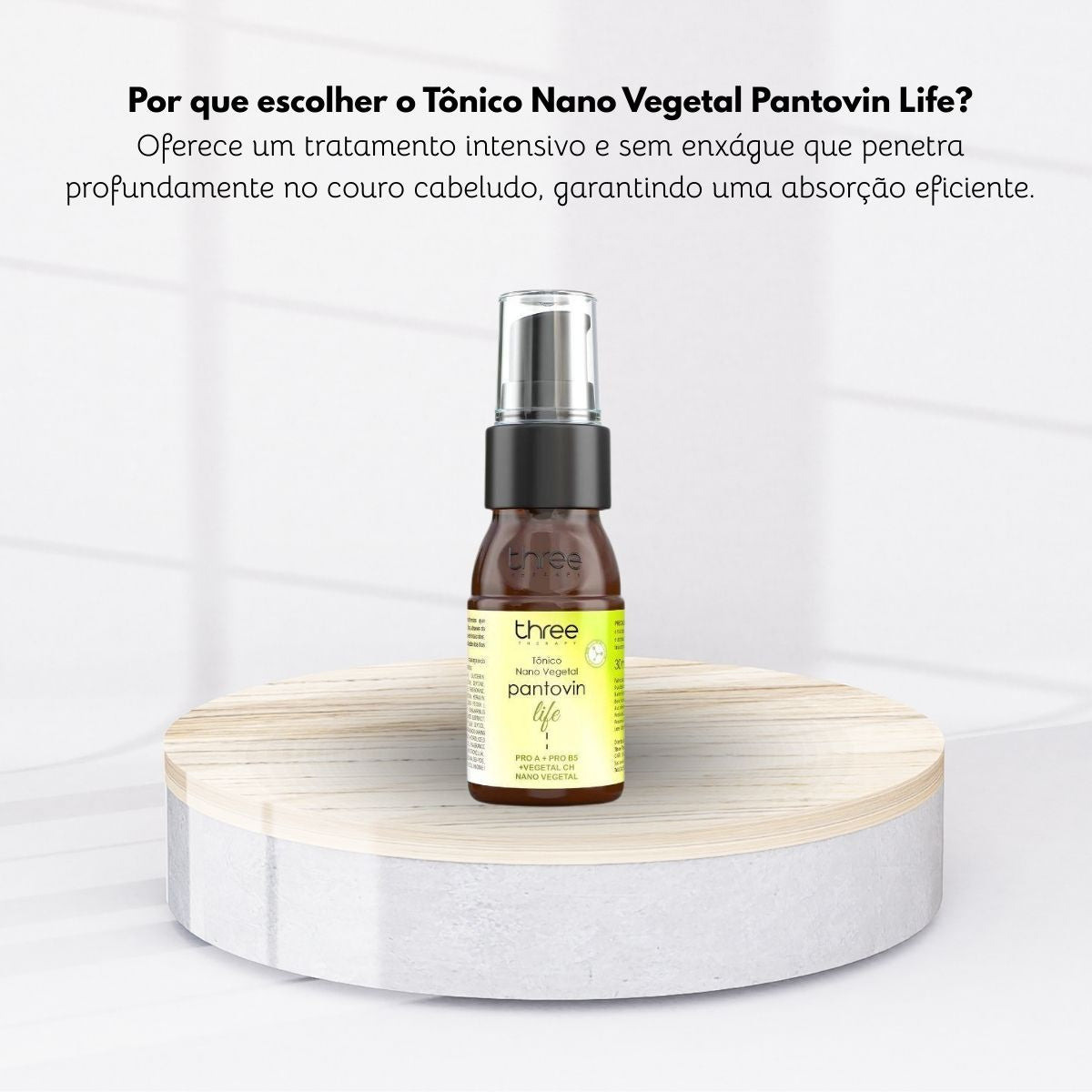 Three Therapy Pantovin Life Fortalecimento Tônico 60 ml