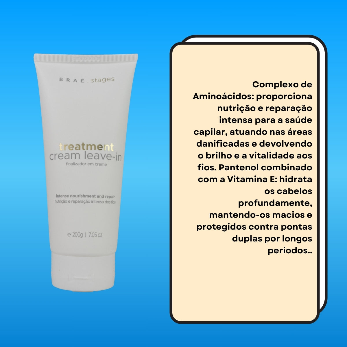 Leave-in Braé Stages Treatment Cream 200 g