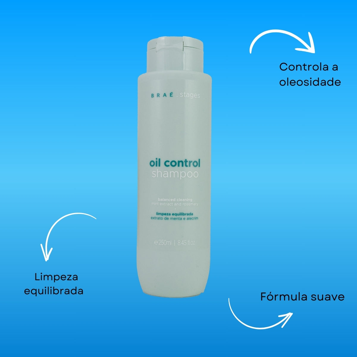 Shampoo Braé Stages Oil Control 250 ml