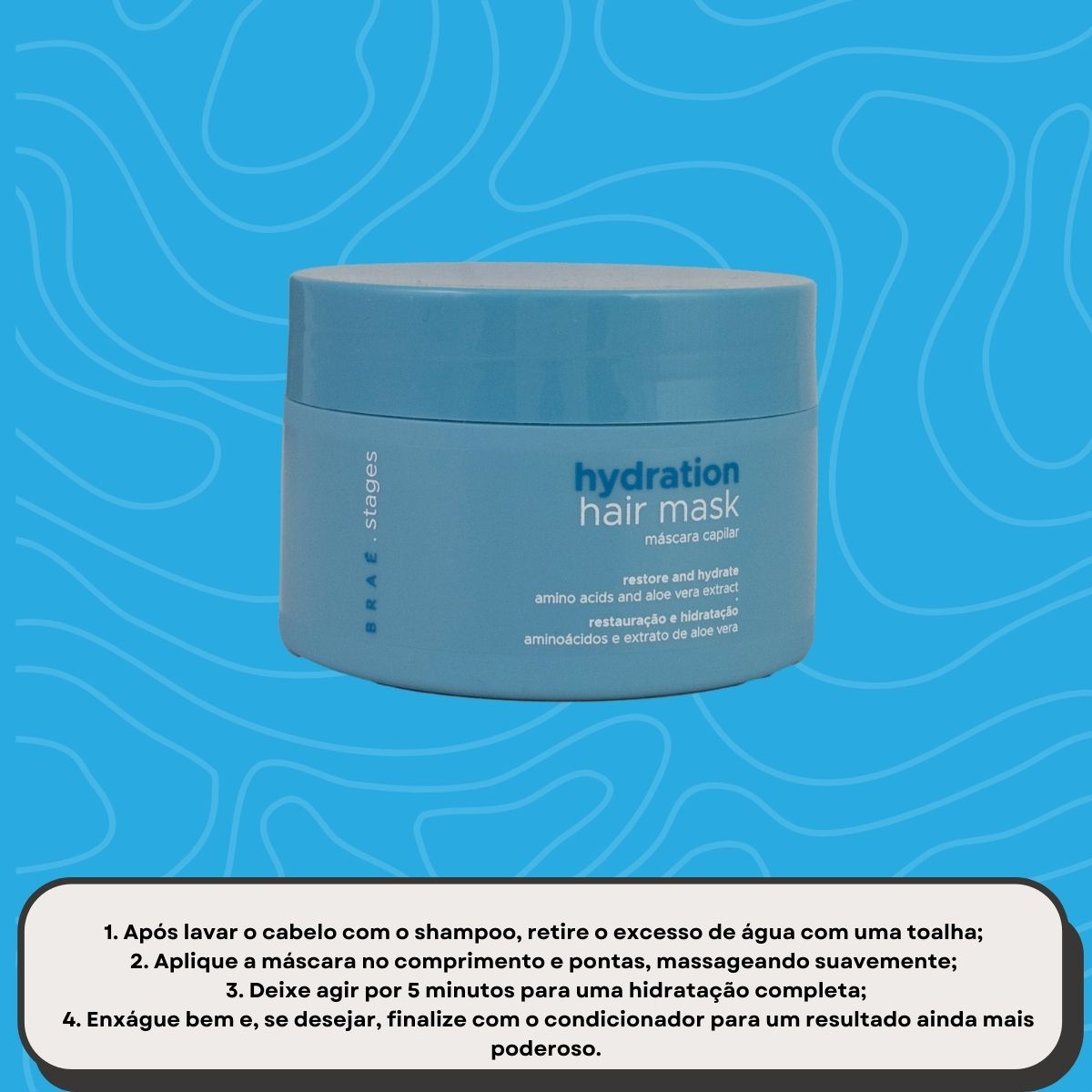 Máscara Braé Stages Hydration 200 g