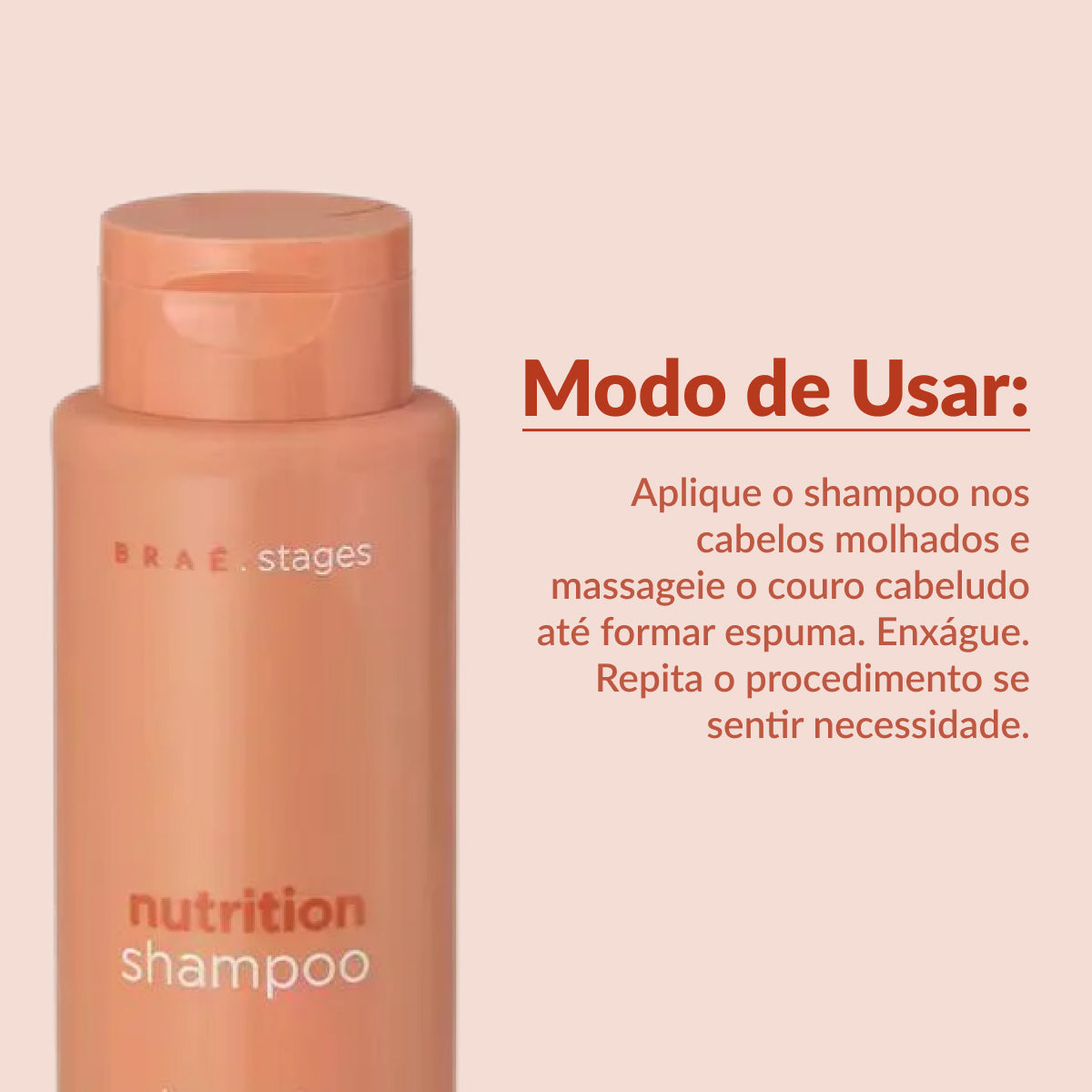 Shampoo Braé Stages Nutrition 250 ml