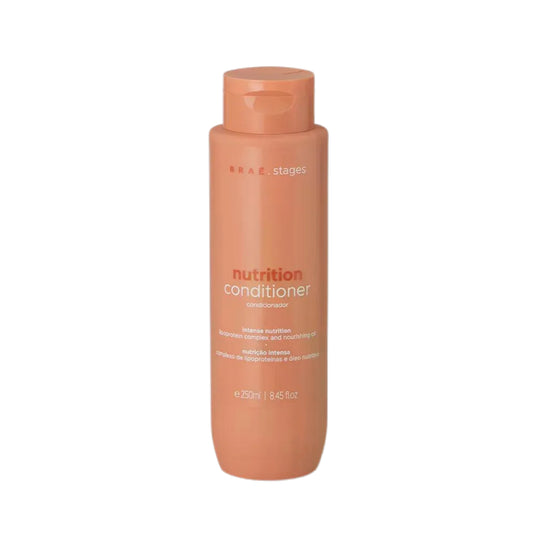 Condicionador Braé Stages Nutrition Hidratação Cabelos Danificados 250 ml