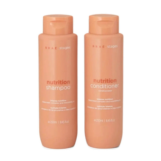 Kit Braé Stages Nutrition Shampoo e Condicionador 250 ml