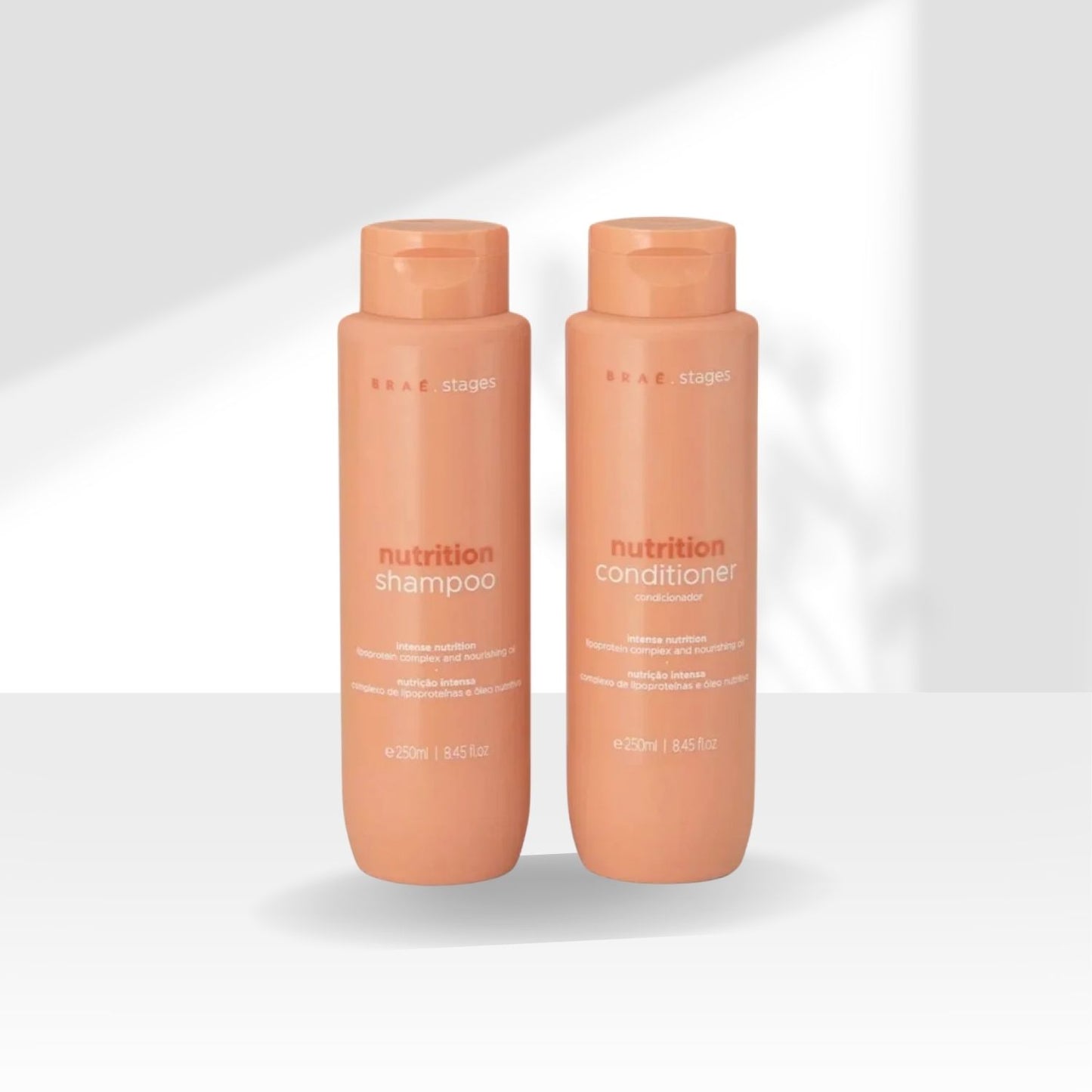 Kit Braé Stages Nutrition Shampoo e Condicionador 250 ml