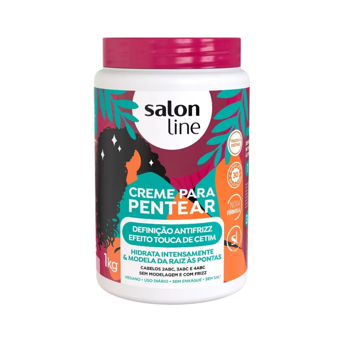 Creme de Pentear Salon Line Definição Antifrizz 1 Kg