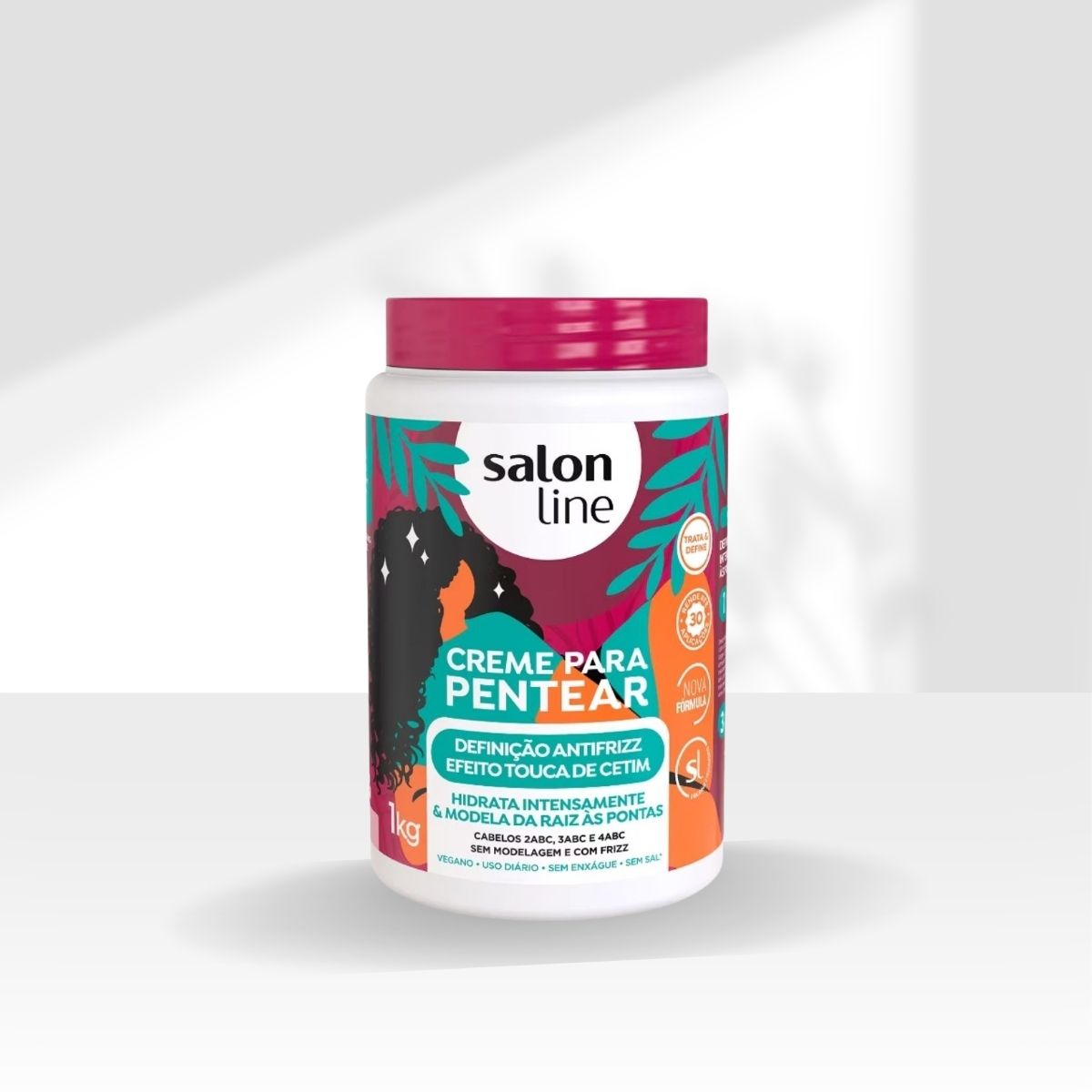 Creme de Pentear Salon Line Definição Antifrizz 1 Kg