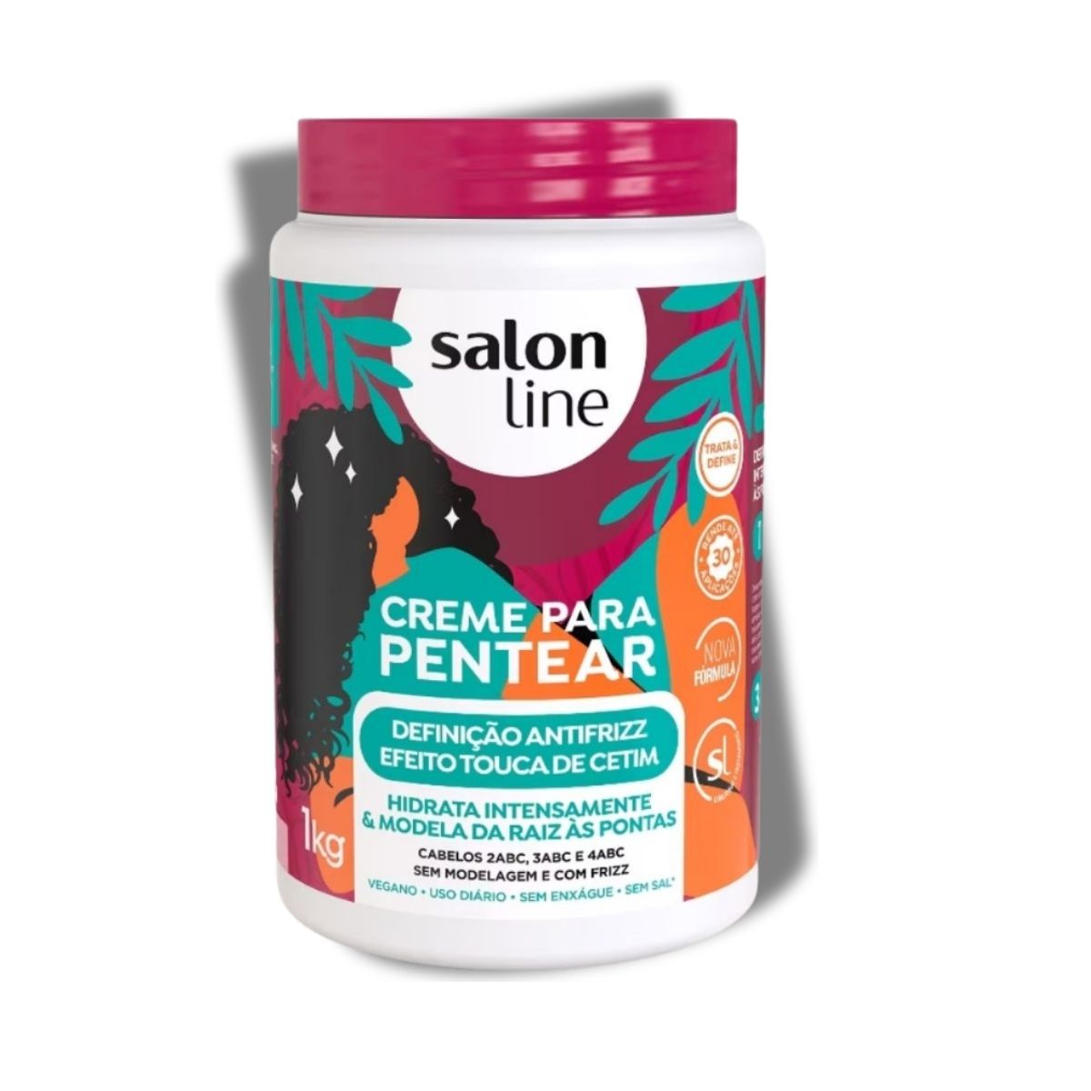 Creme de Pentear Salon Line Definição Antifrizz 1 Kg