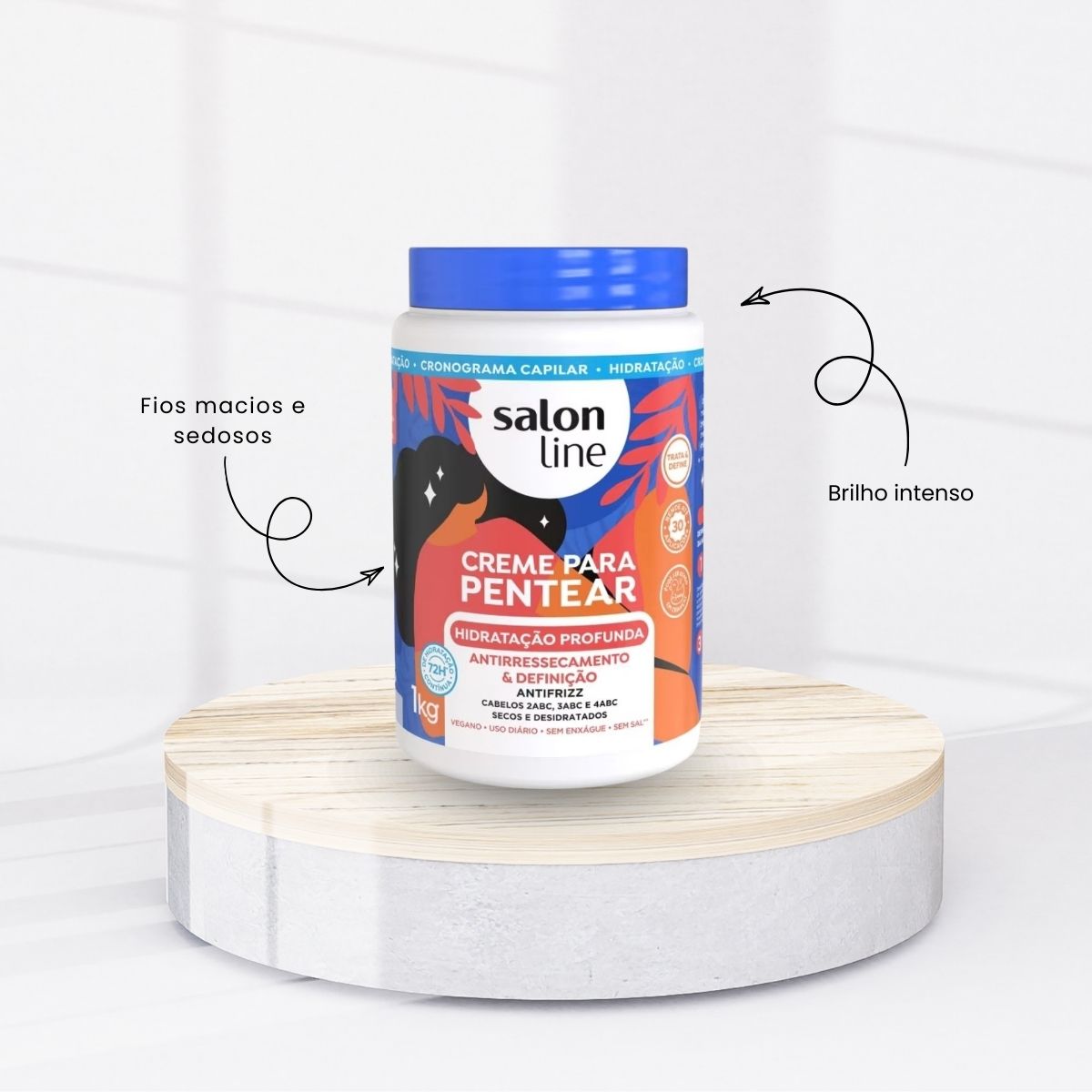 Creme de Pentear Salon Line Hidratação Profunda 1 Kg