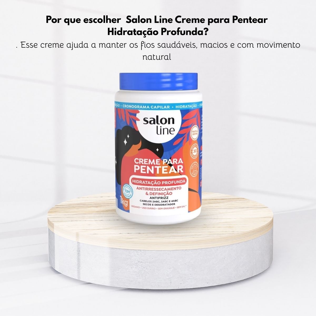 Creme de Pentear Salon Line Hidratação Profunda 1 Kg