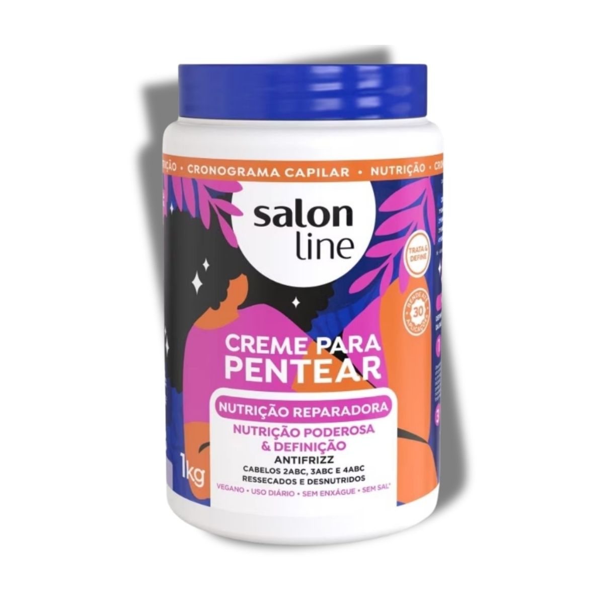 Creme de Pentear Salon Line Nutrição Reparadora 1 Kg
