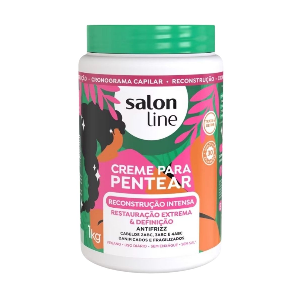 Creme de Pentear Salon Line Reconstrução Intensa 1 Kg
