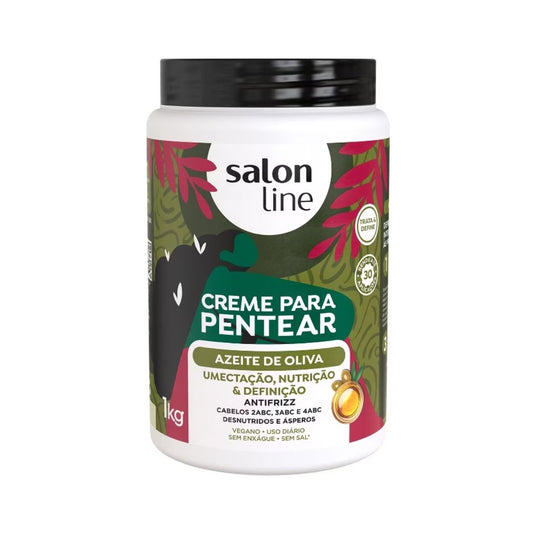 Creme de Pentear Salon Line Azeite de Oliva 1 Kg